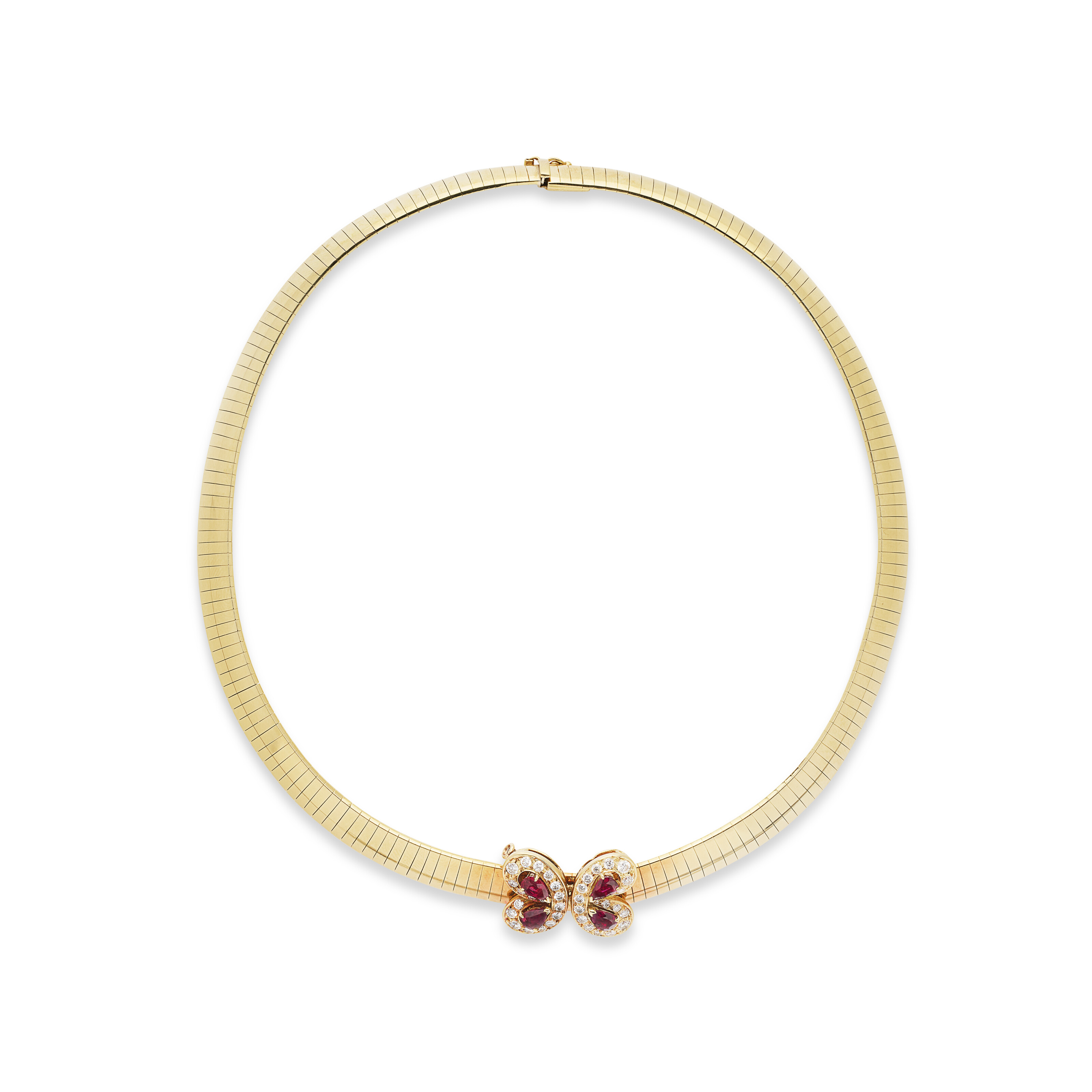 VAN CLEEF & ARPELS COLLIER TRANSFORMABLE RUBIS ET DIAMANTS image 2