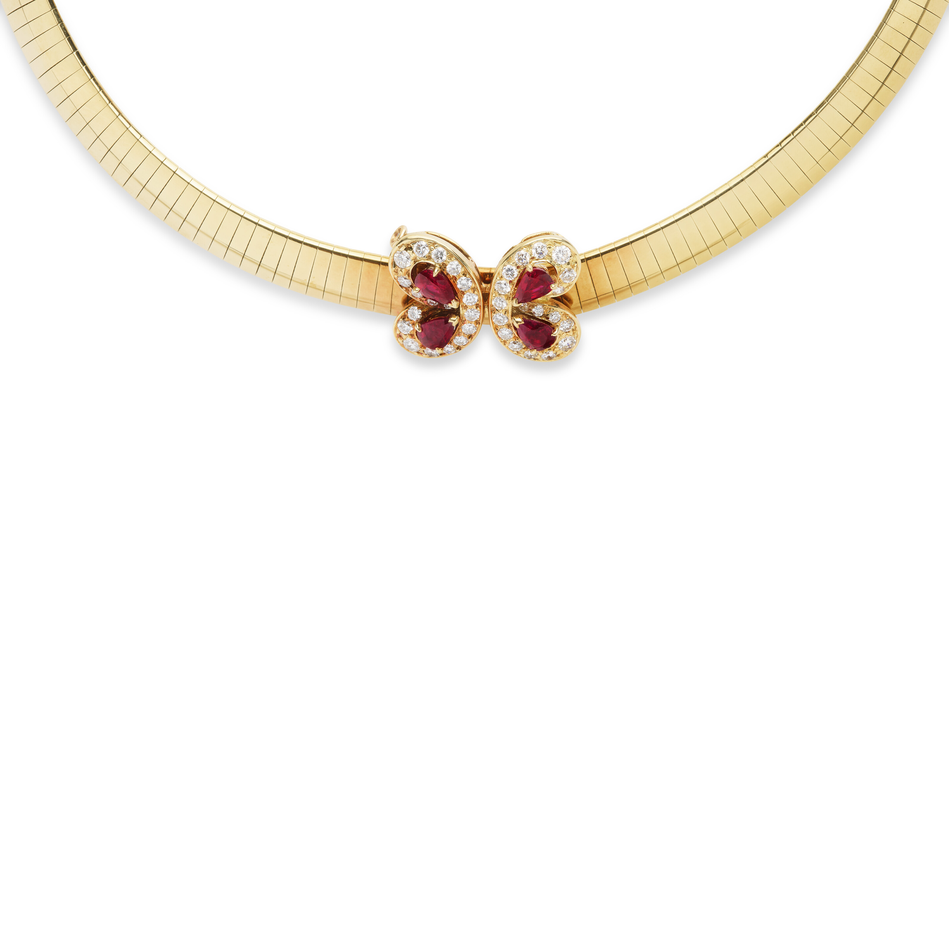 VAN CLEEF & ARPELS COLLIER TRANSFORMABLE RUBIS ET DIAMANTS image 3