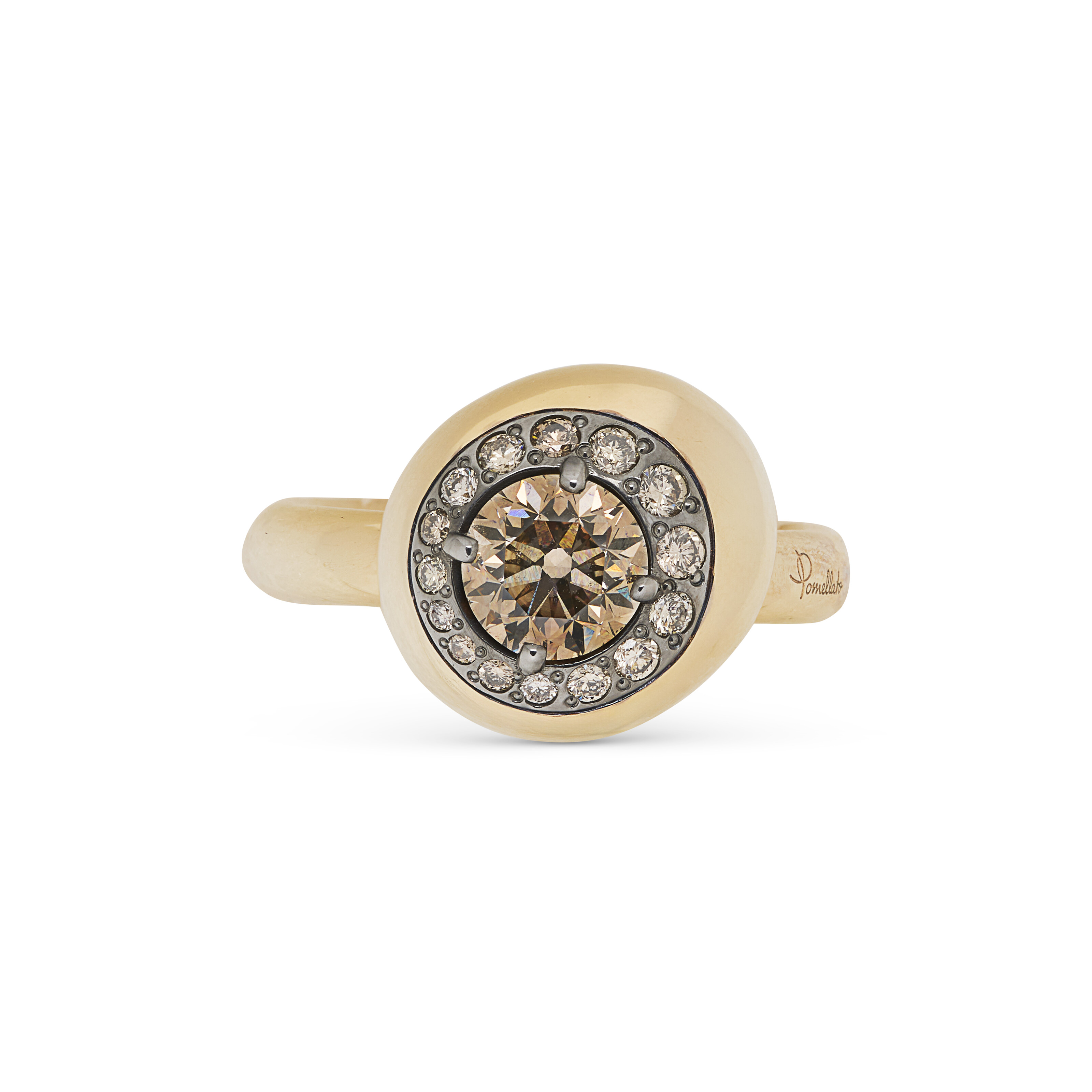 NO RESERVE - POMELLATO DEUX BAGUES DIAMANTS DE COULEUR ET DIAMANTS 'NUVOLA' image 2