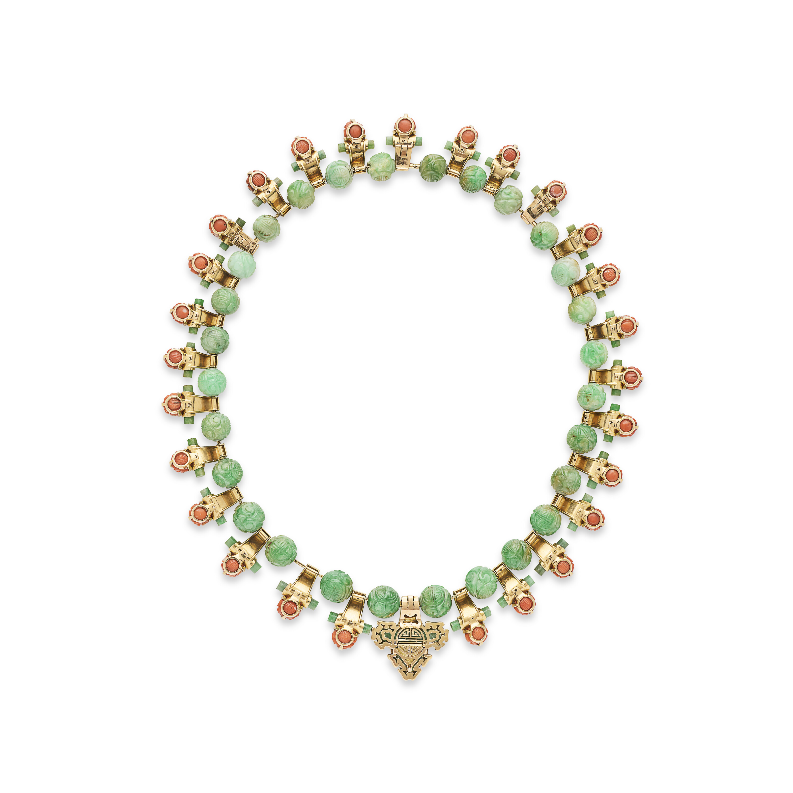 MELLERIO PARURE JADÉITE ET CORAIL image 4