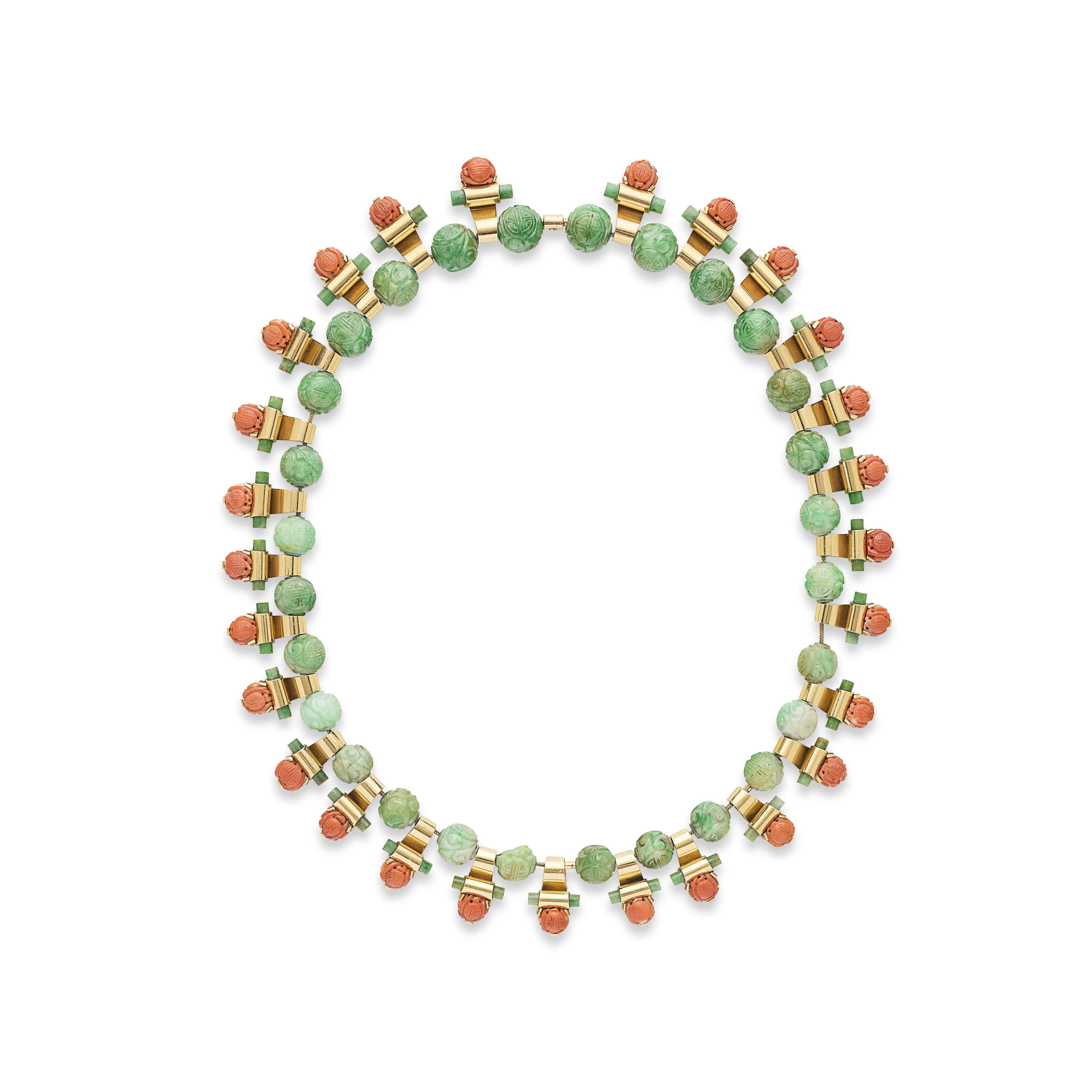 MELLERIO PARURE JADÉITE ET CORAIL image 6