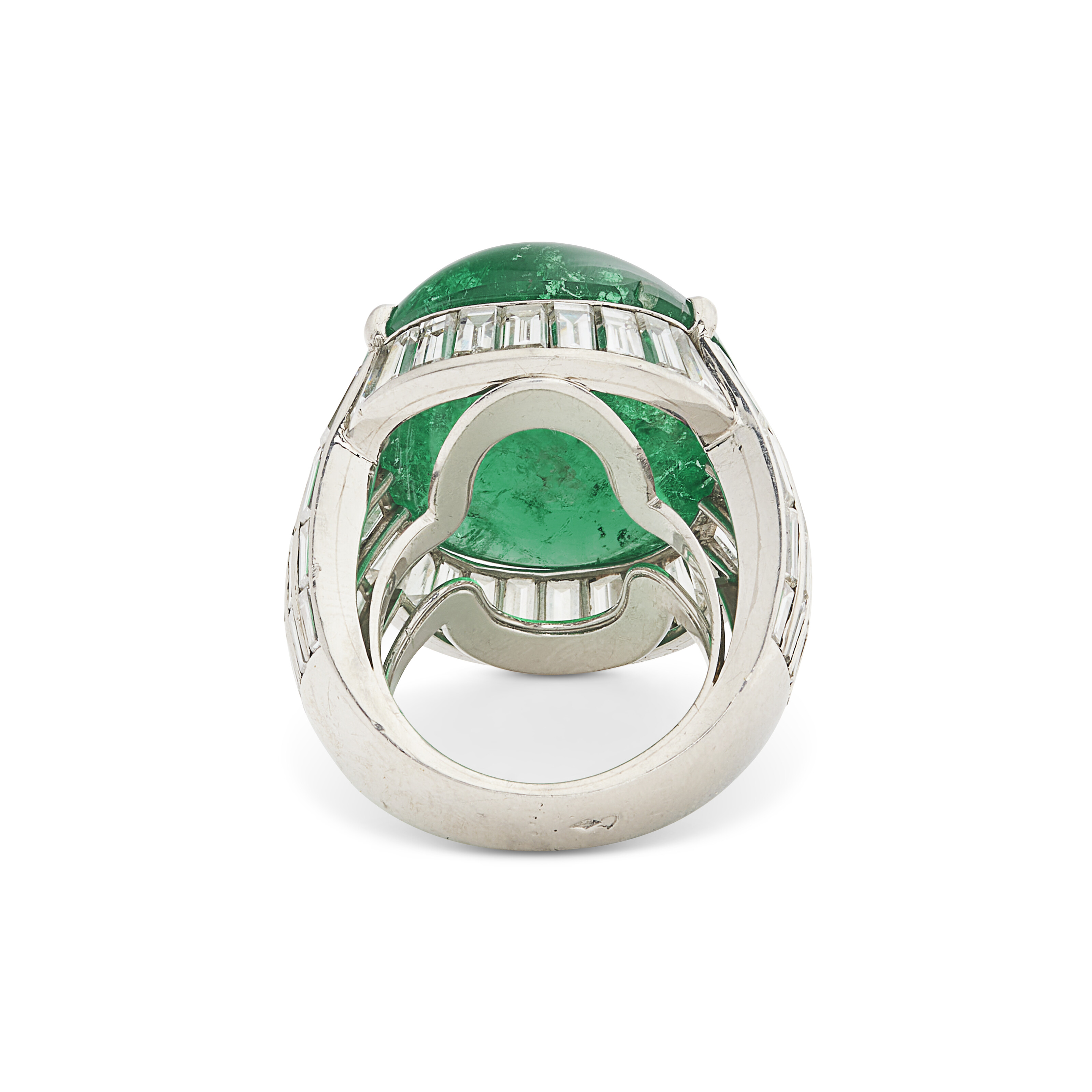 NO RESERVE - BAGUE ÉMERAUDE ET DIAMANTS image 4