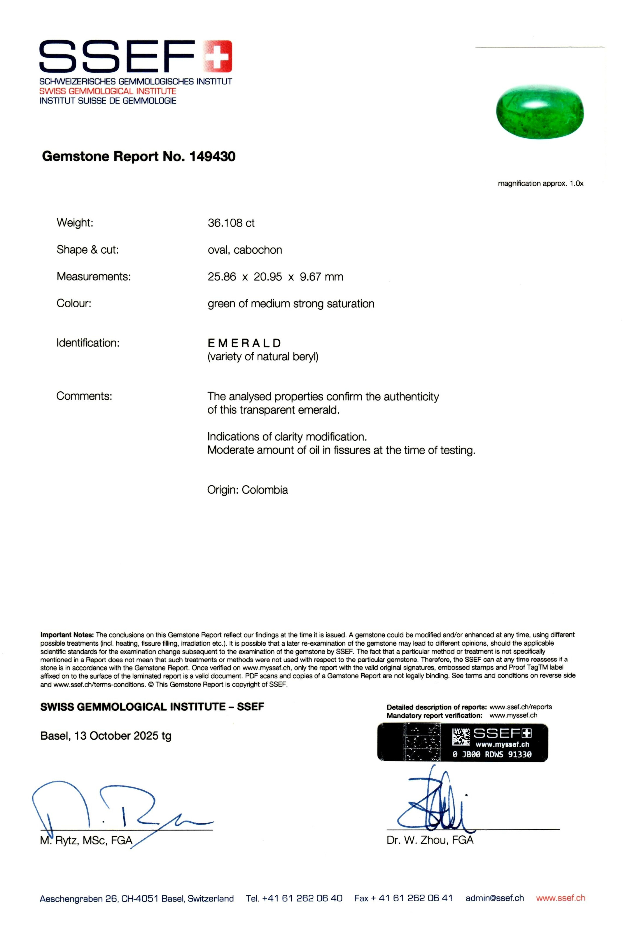 NO RESERVE - BAGUE ÉMERAUDE ET DIAMANTS image 5