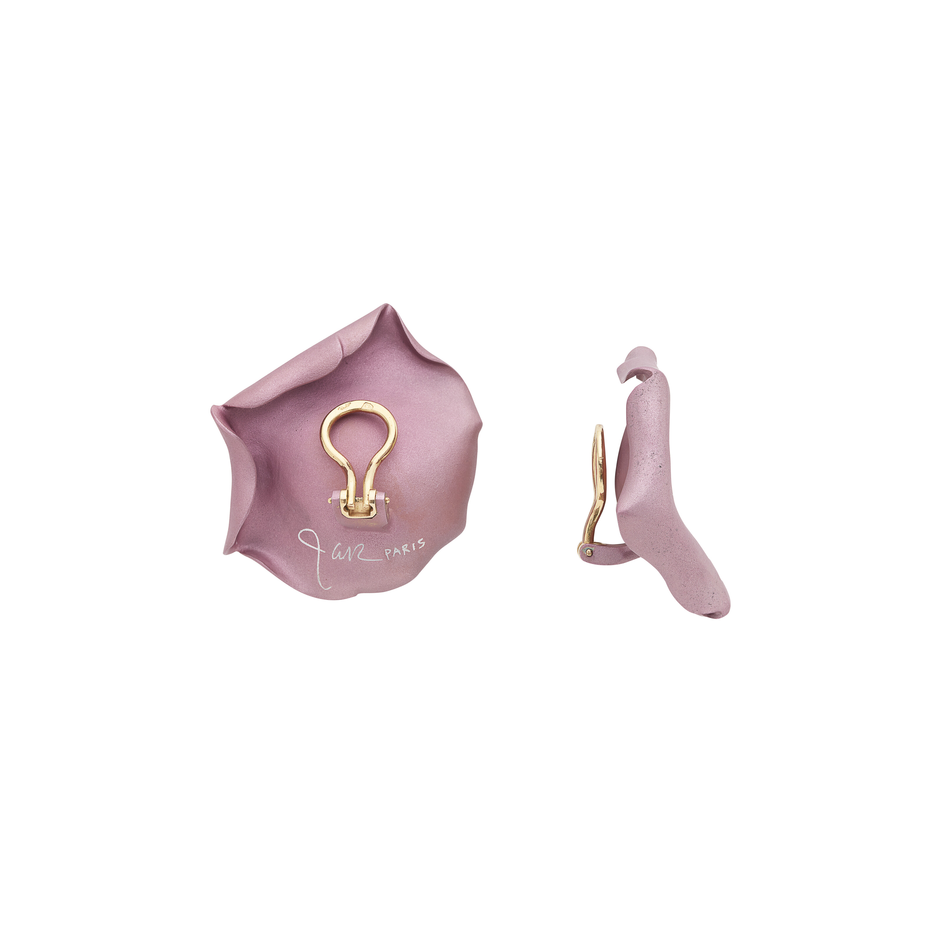 JAR PAIRE DE BOUCLES D'OREILLES 'PÉTALES DE ROSE' image 2
