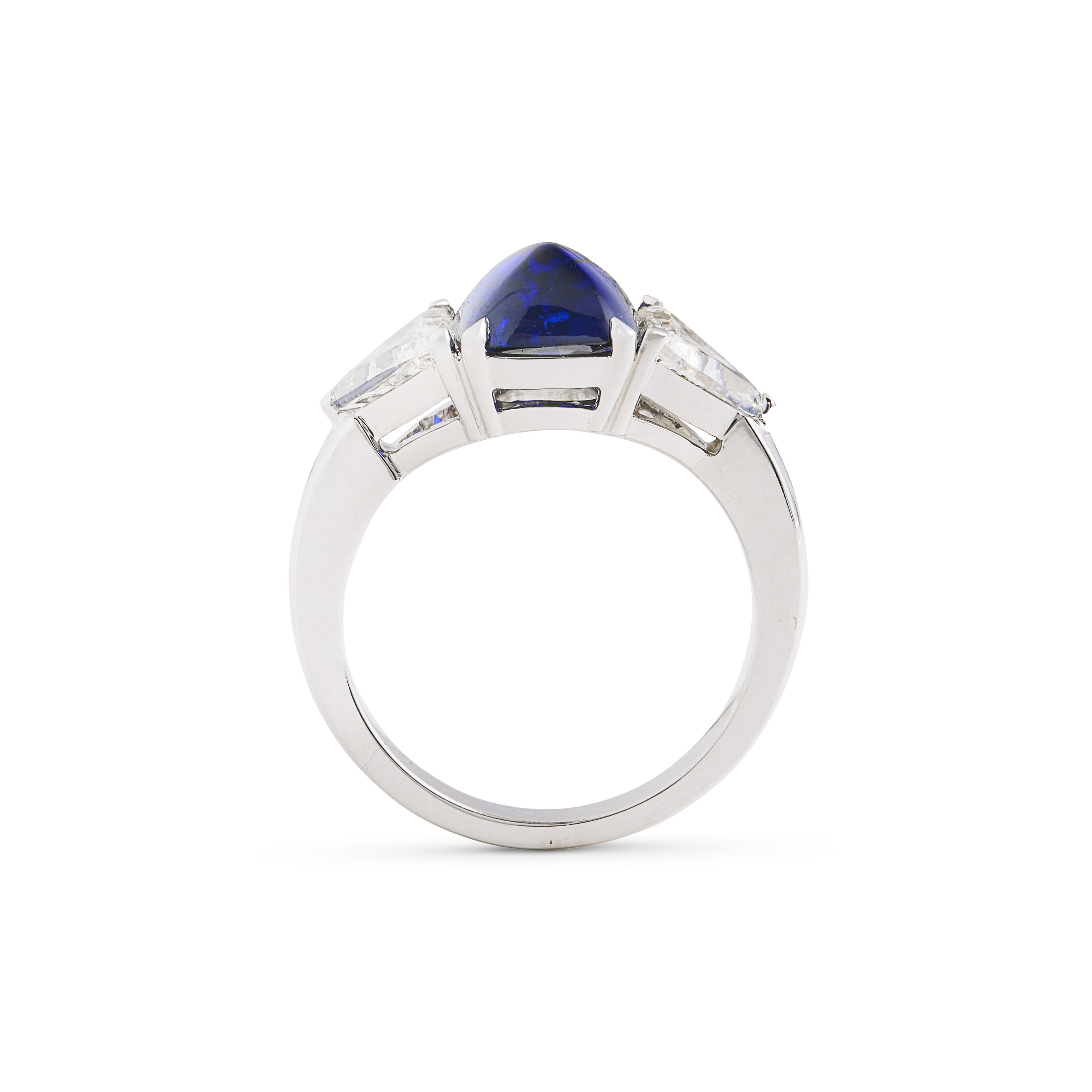 BAGUE SAPHIR ET DIAMANTS image 3