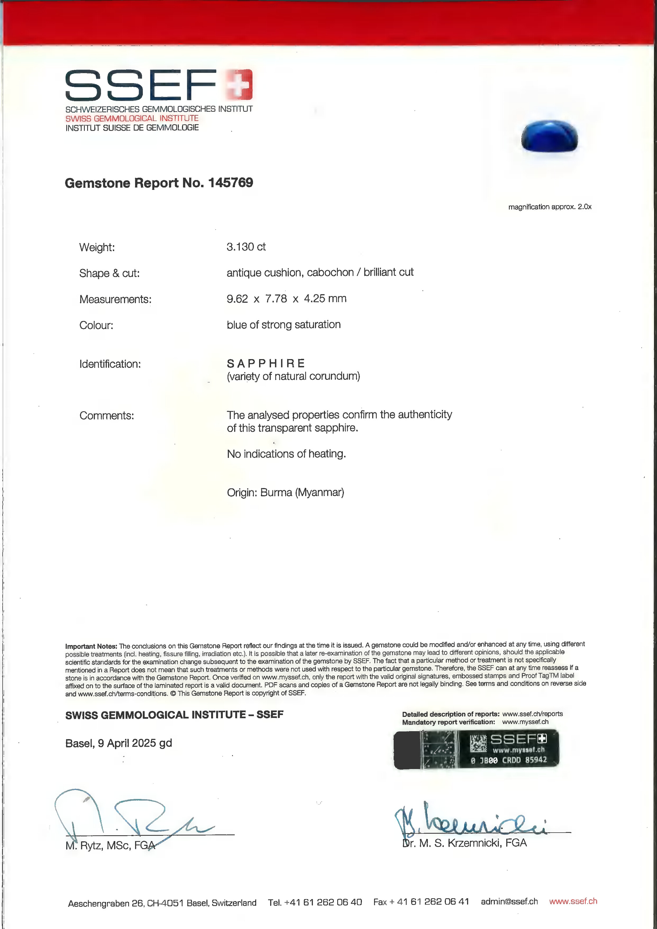 BAGUE SAPHIR ET DIAMANTS image 6