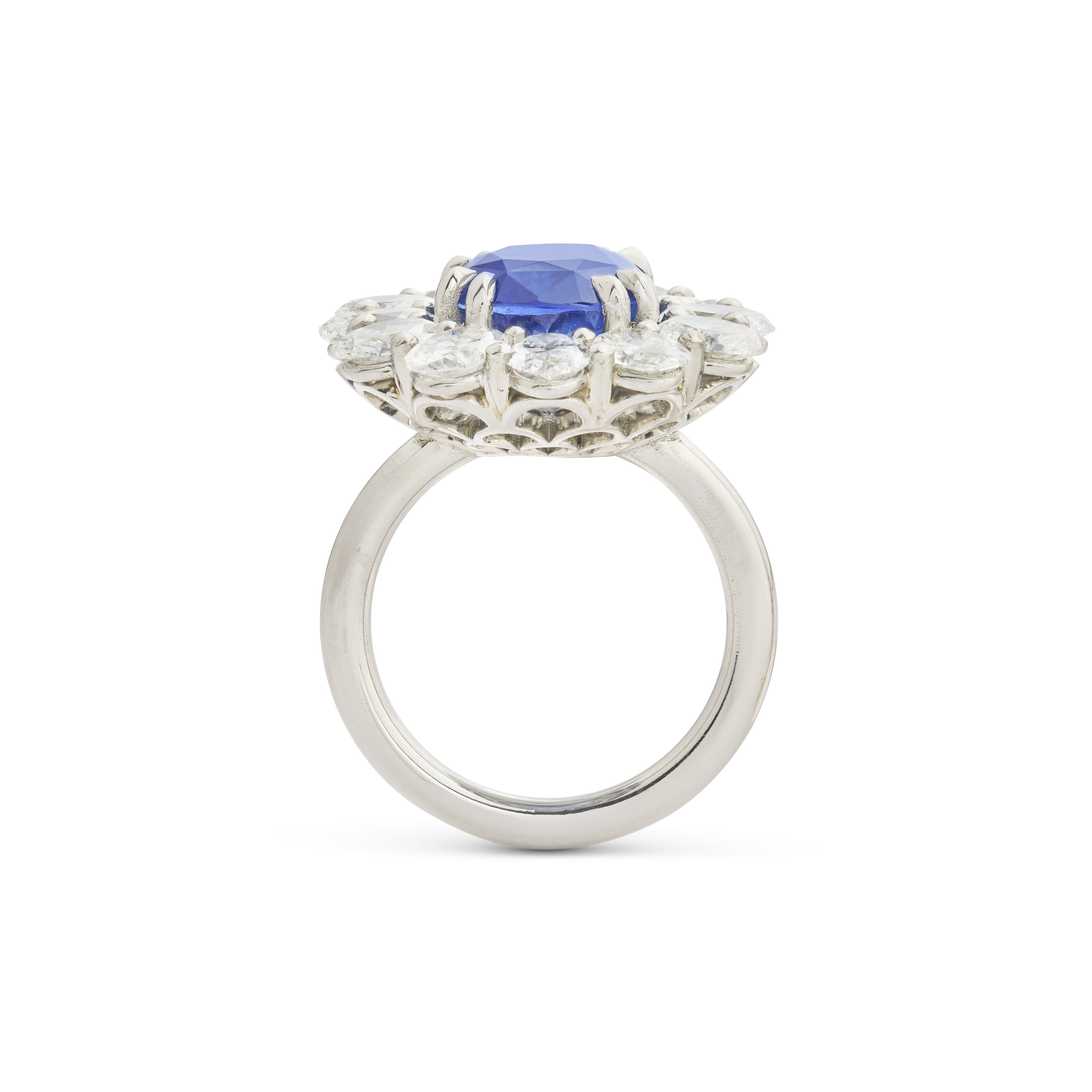 BAGUE SAPHIR ET DIAMANTS image 4