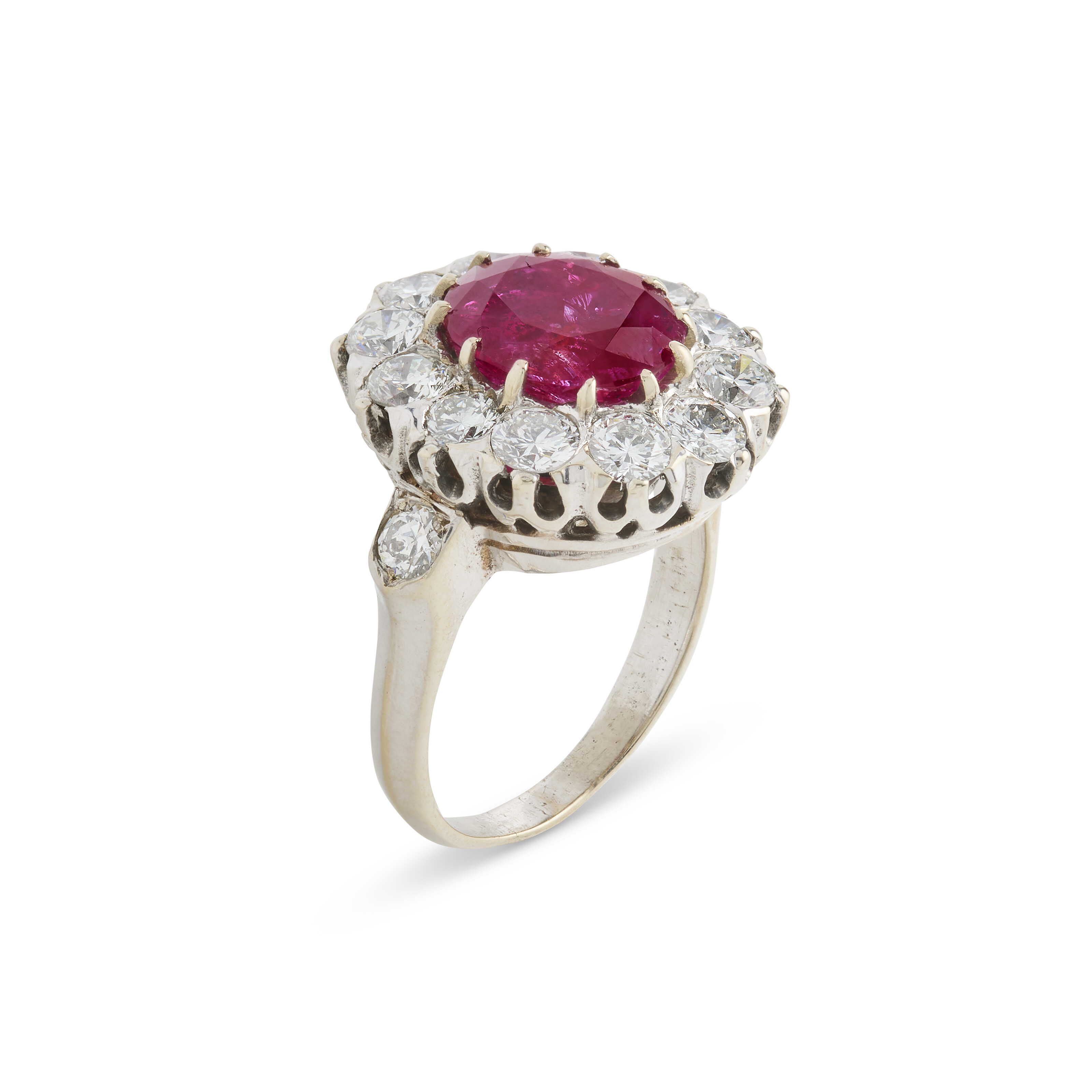 BAGUE RUBIS ET DIAMANTS image 2