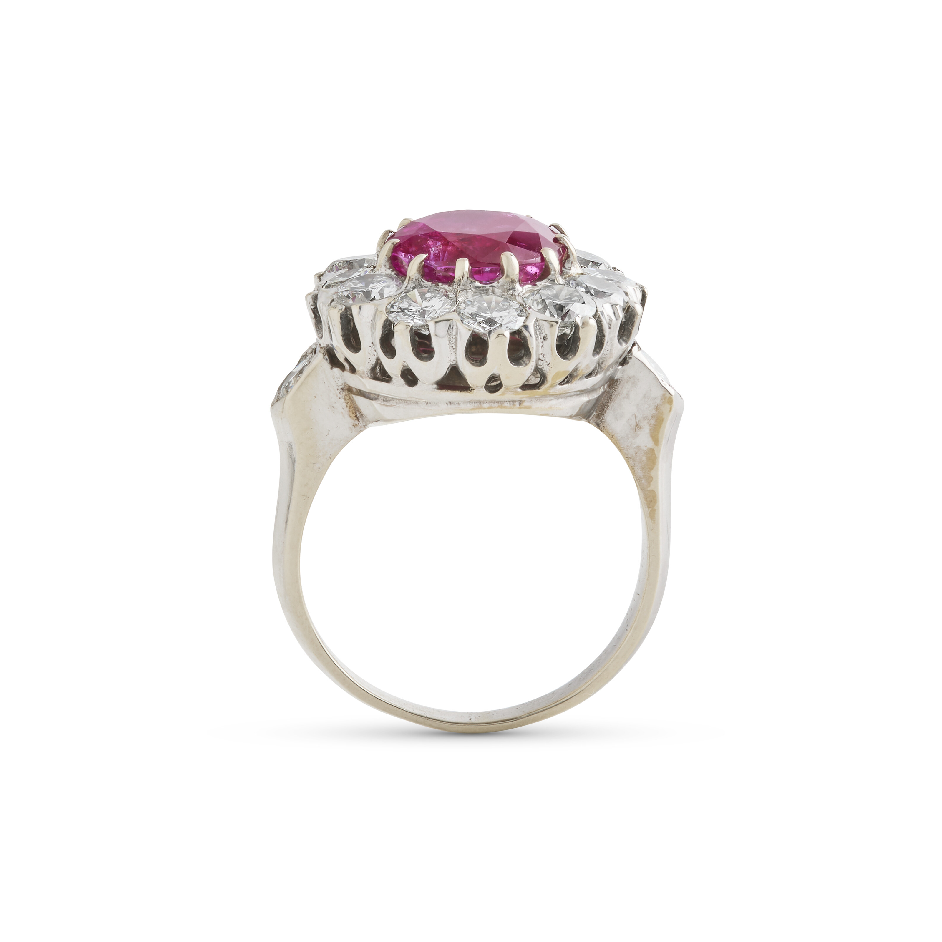 BAGUE RUBIS ET DIAMANTS image 3