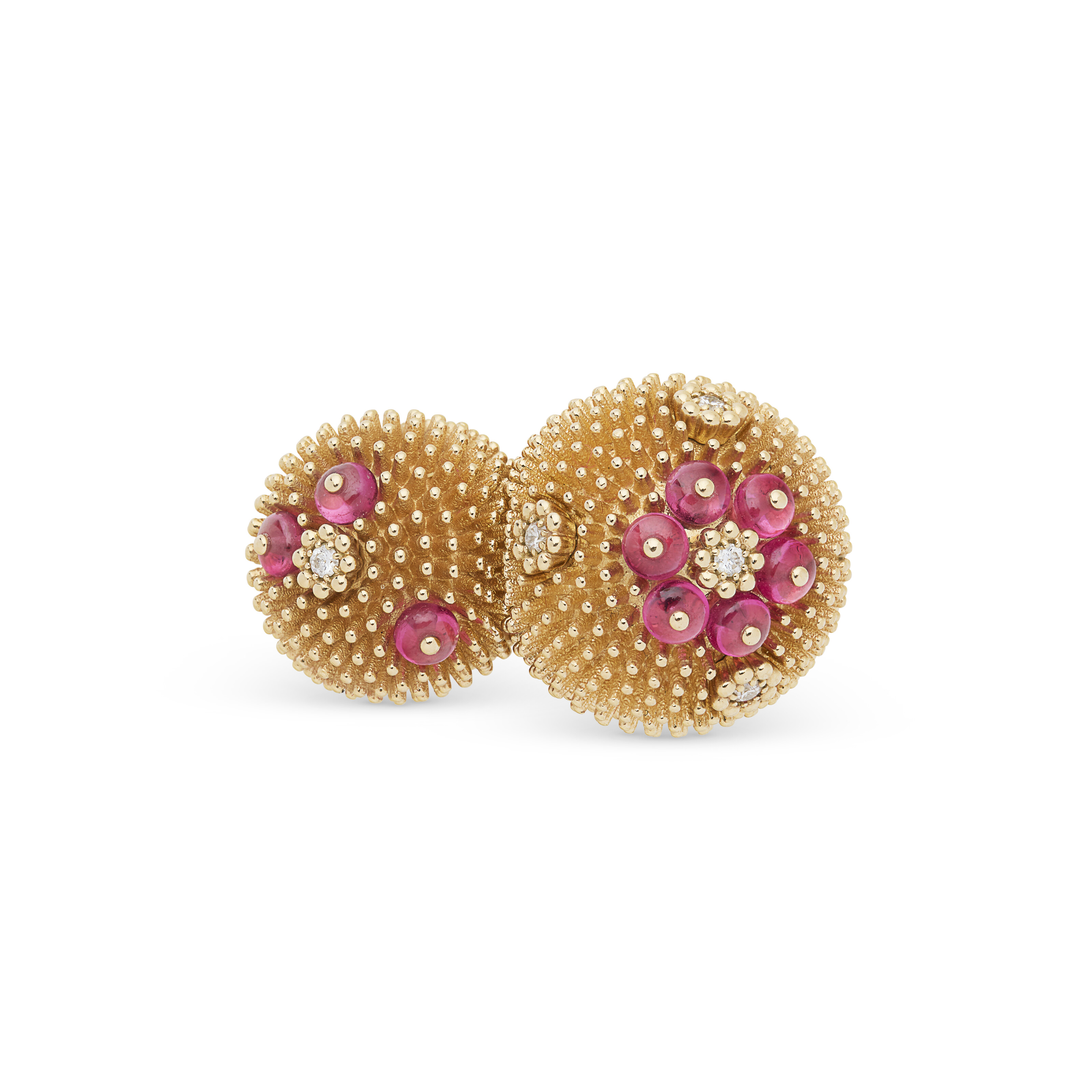 CARTIER BAGUE SPINELLES ET DIAMANTS 'CACTUS' image 2