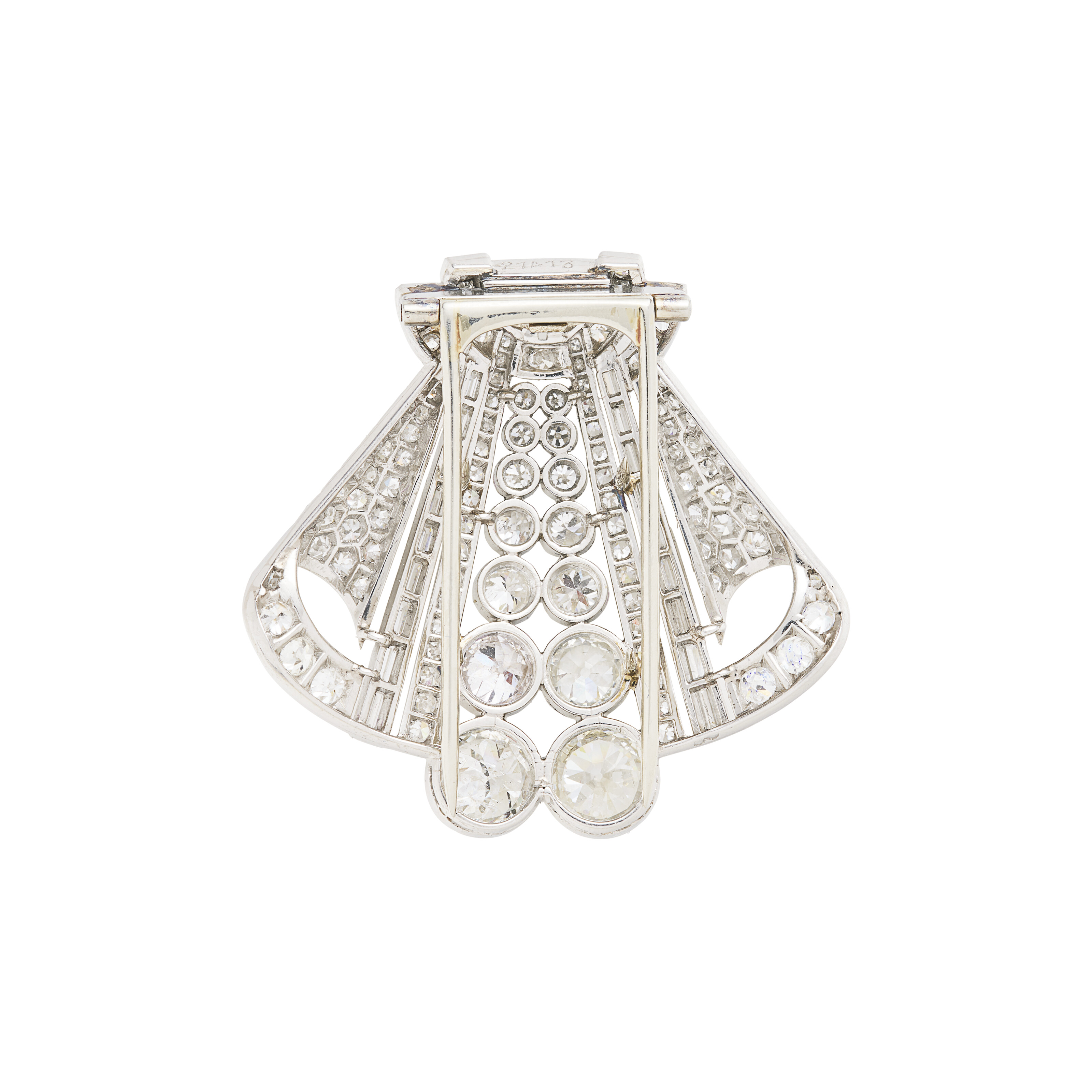 DEUX BROCHES ART DÉCO DIAMANTS image 5