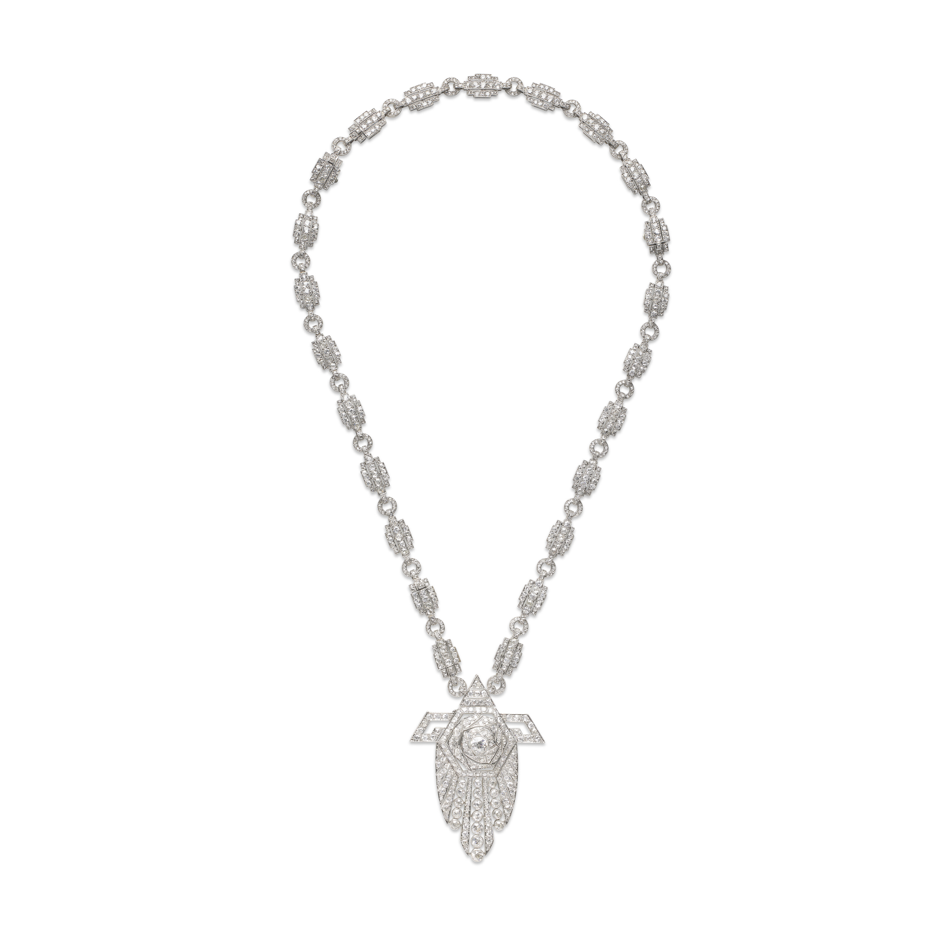 SAUTOIR TRANSFORMABLE ART DÉCO DIAMANTS image 2