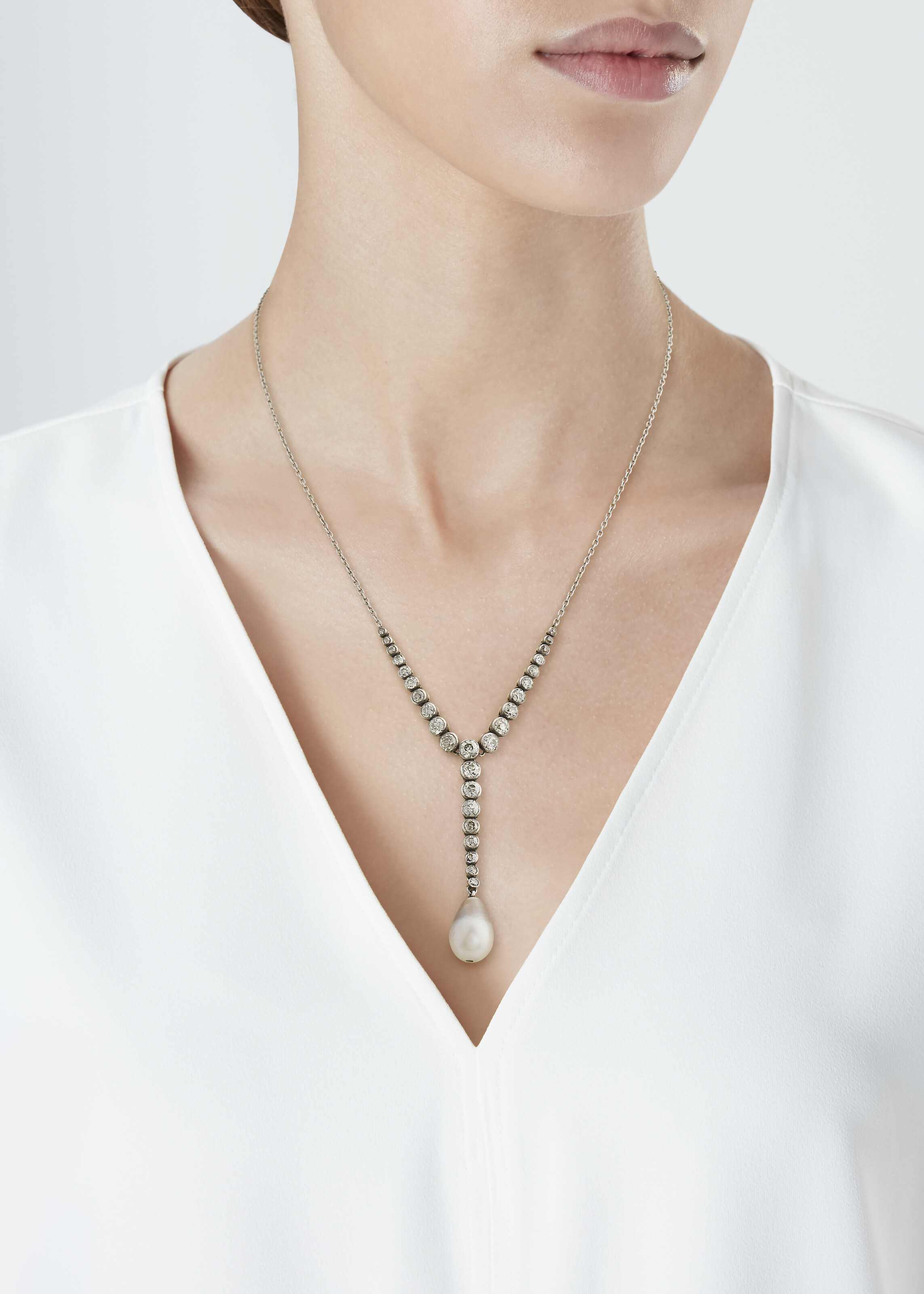 COLLIER PERLE FINE ET DIAMANTS image 5