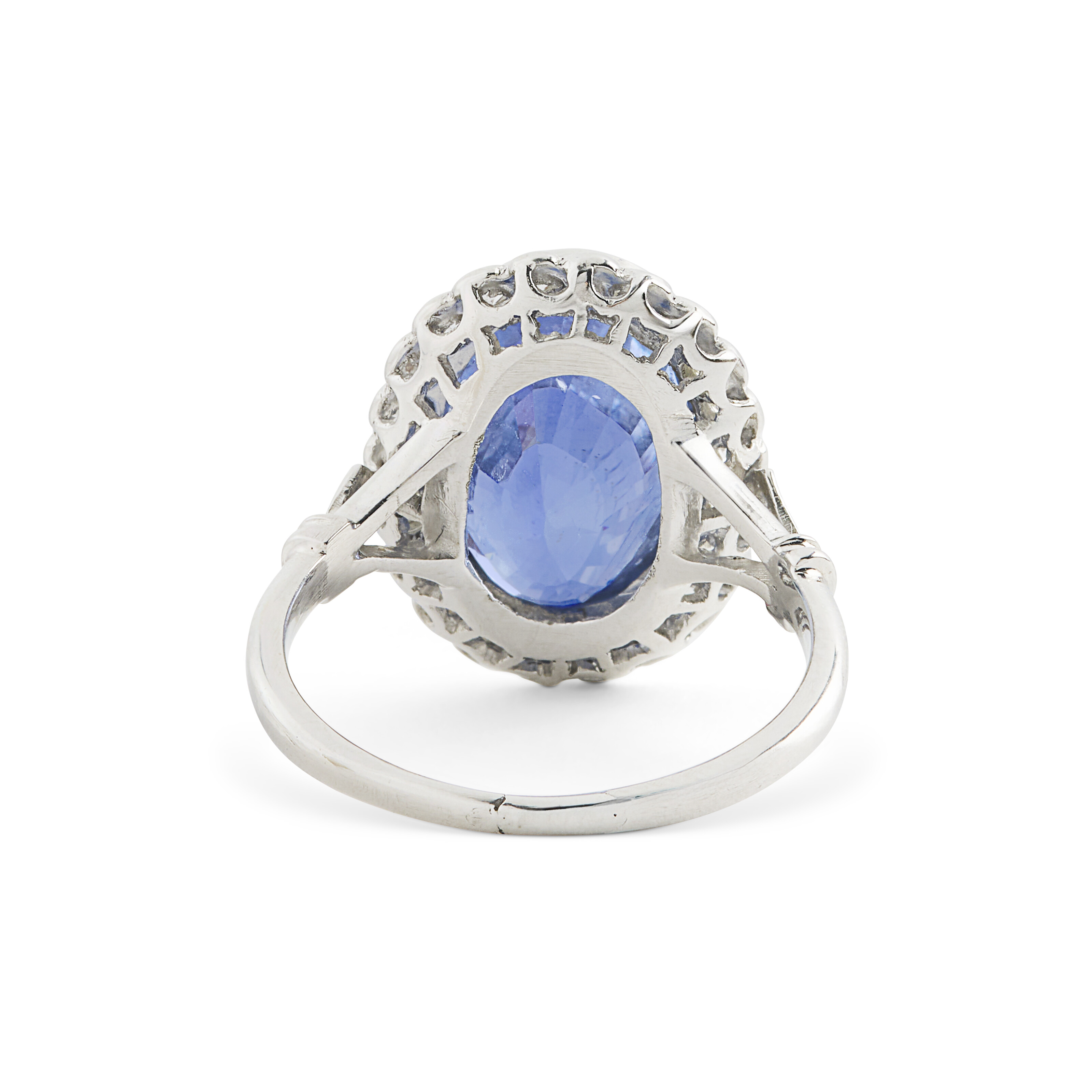 NO RESERVE - BAGUE SAPHIR ET DIAMANTS image 4