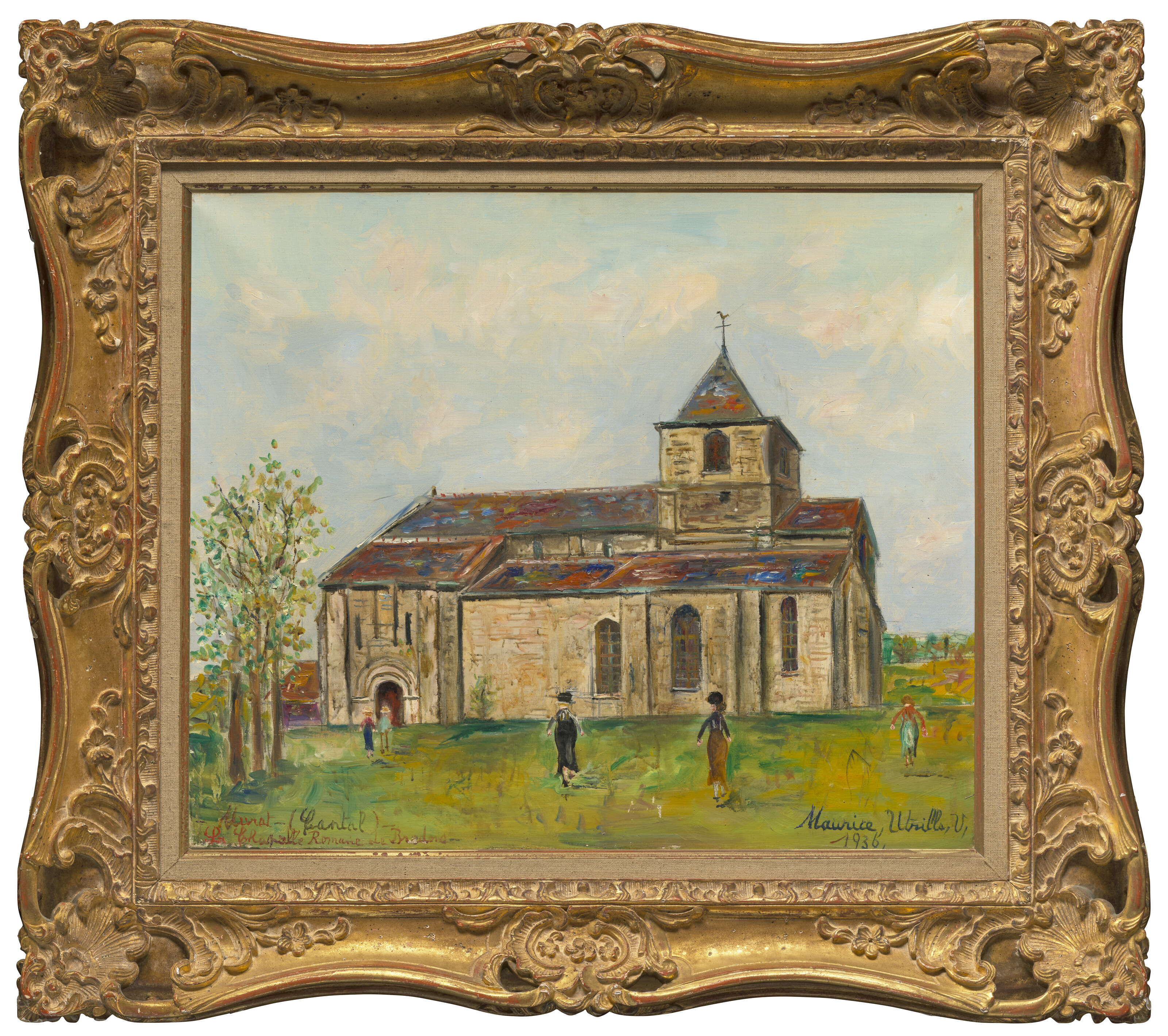 Maurice Utrillo (1883-1955), La Chapelle romane de Murat (Cantal