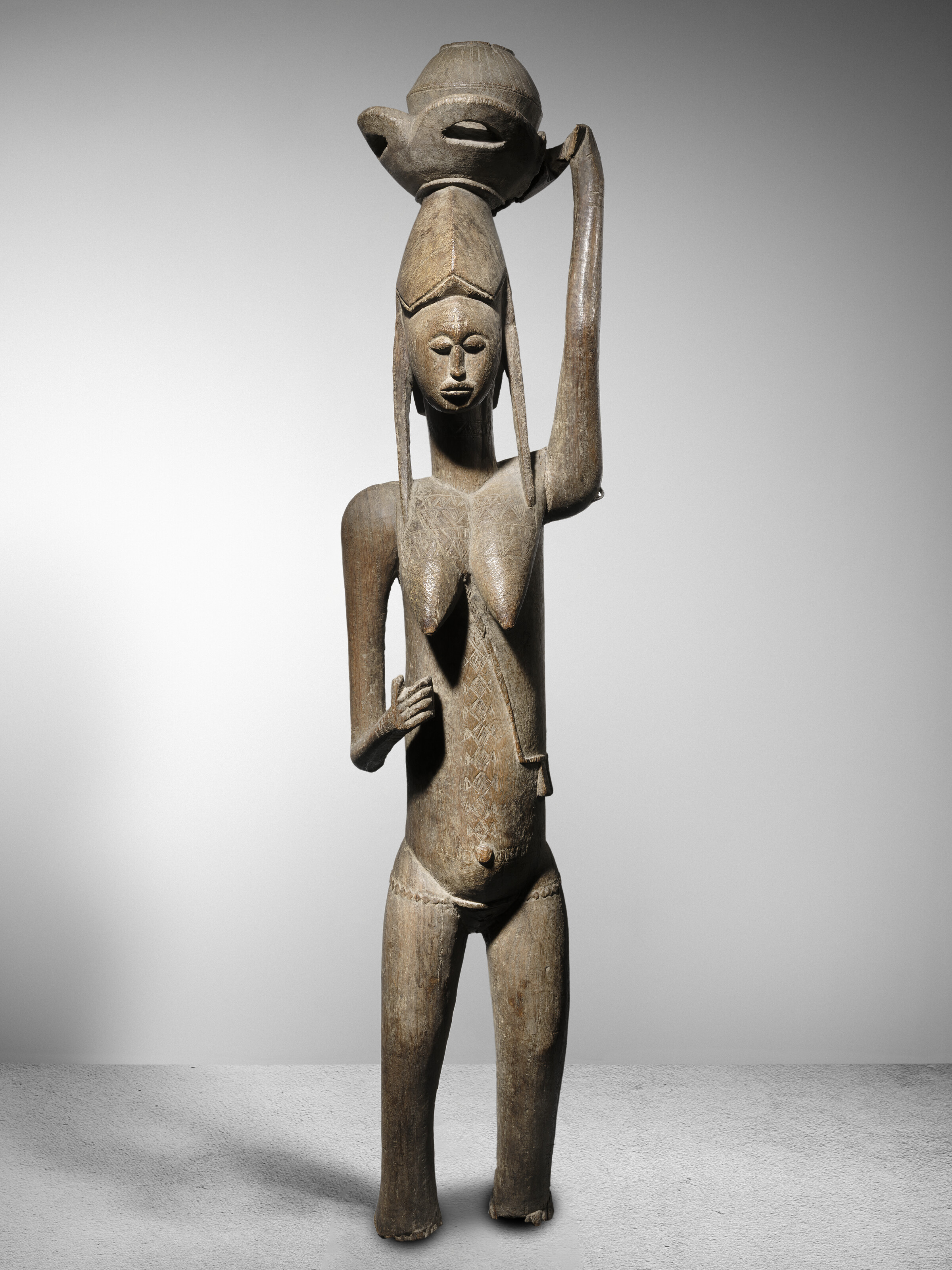 Bamana Figure, Mali, offered in Collection Hilde and Dieter Scharf: Ode to African Sculpture on 16 June 2025 at Christie's in Paris