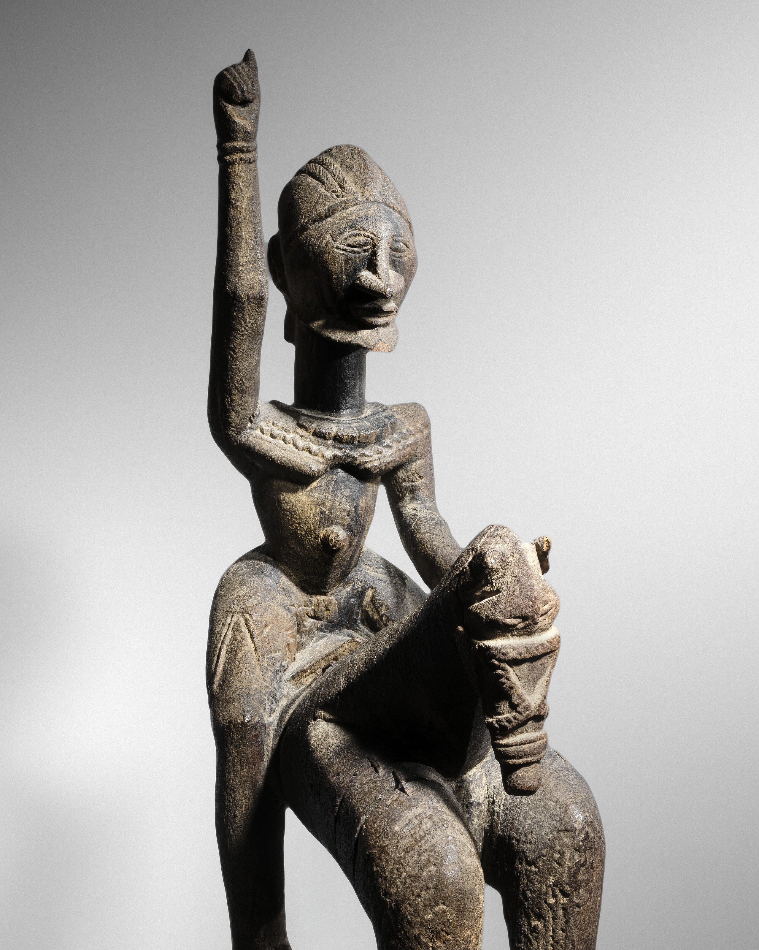 Dogon N'duleri Horse Rider, Mali, offered in Collection Hilde and Dieter Scharf: Ode to African Sculpture on 16 June 2025 at Christie's in Paris