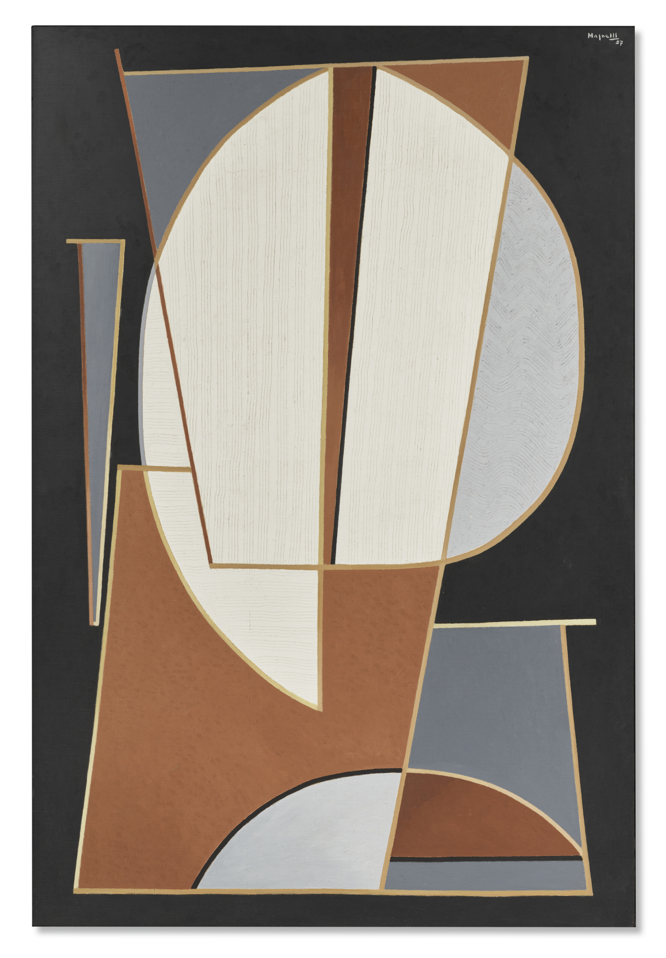 Alberto Magnelli, Coordination, 1957, moffered in Collection Daniel Abadie, Une vie d'artistes on 30 September 2025 at Christie's in Paris