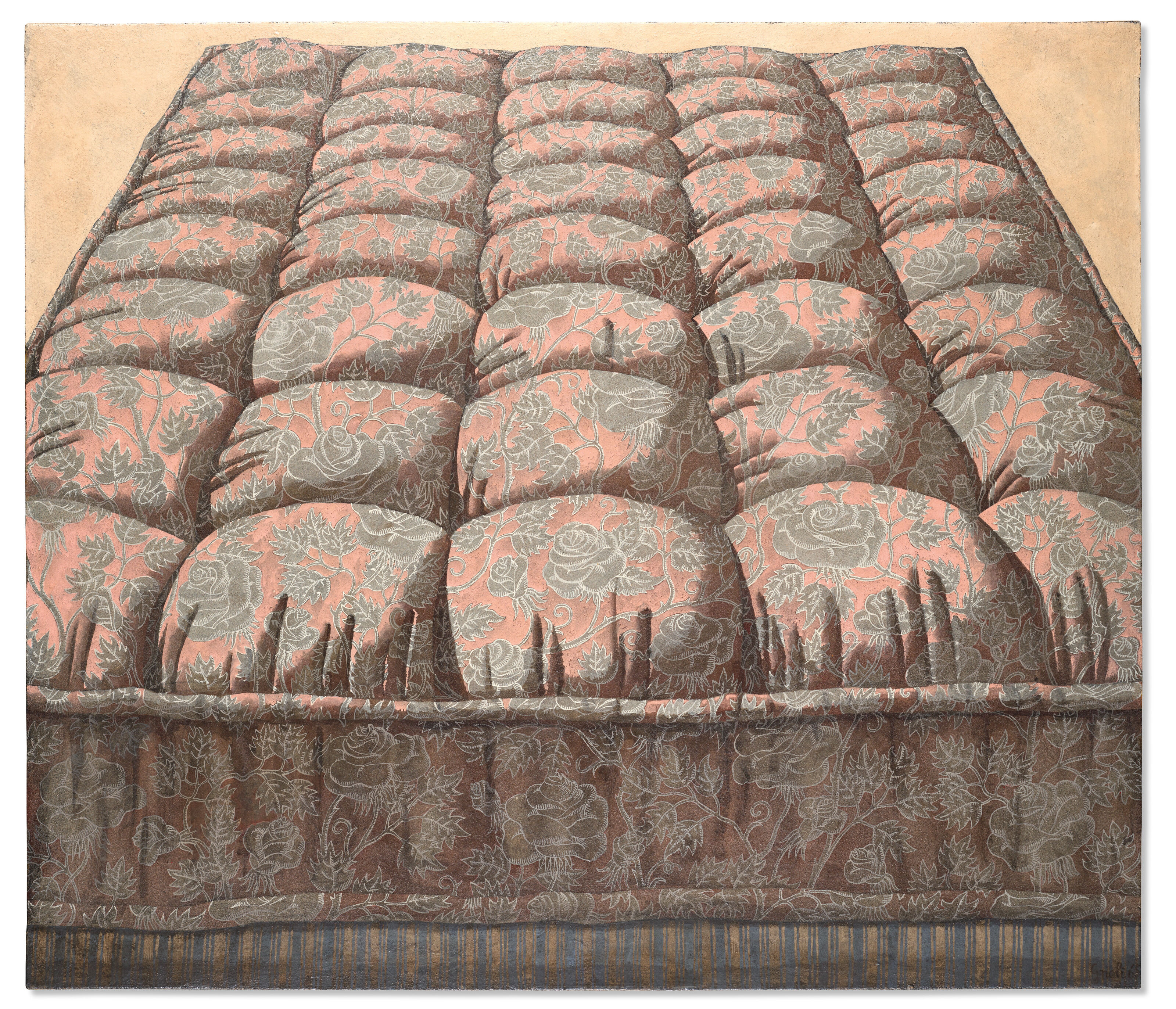 Domenico Gnoli, Le Matelas, 1965, offered in Moderne(s), une collection particulière europeenne on 23 October 2025 at Christie's in Paris