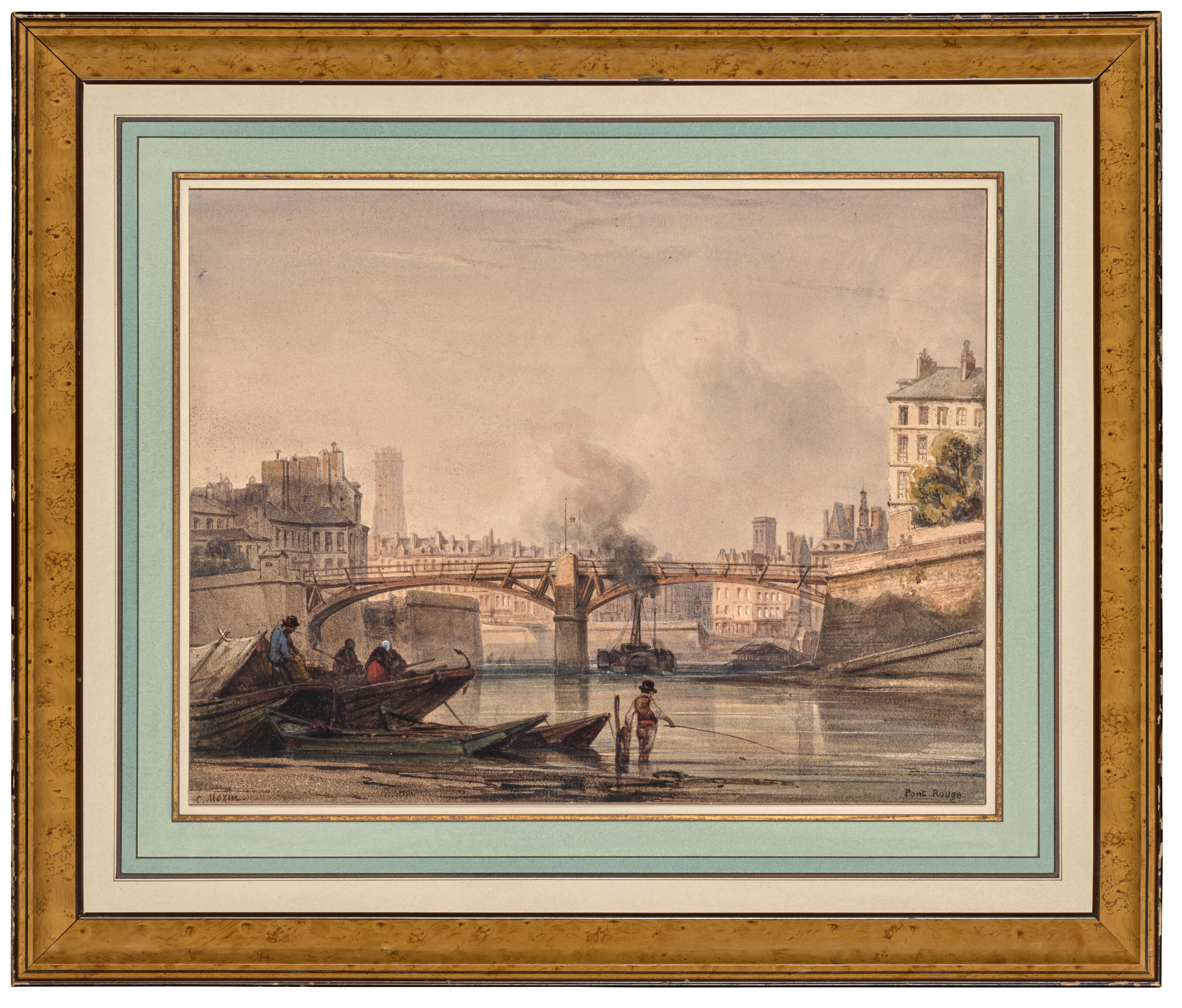 CHARLES-LOUIS MOZIN (PARIS 1806-1862 TROUVILLE-SUR-MER) image 2