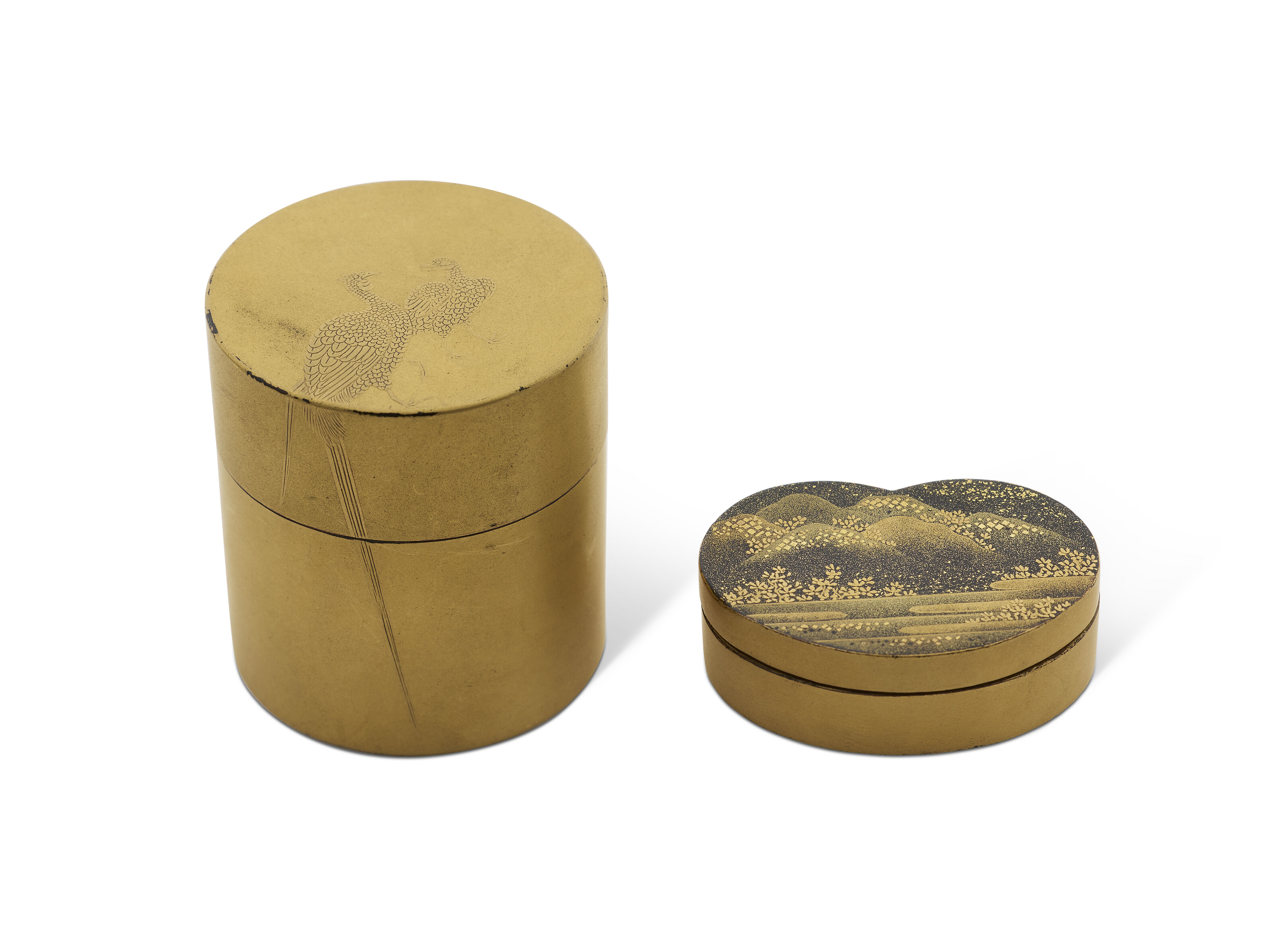 CINQ BOÎTES COUVERTES EN LAQUE image 5