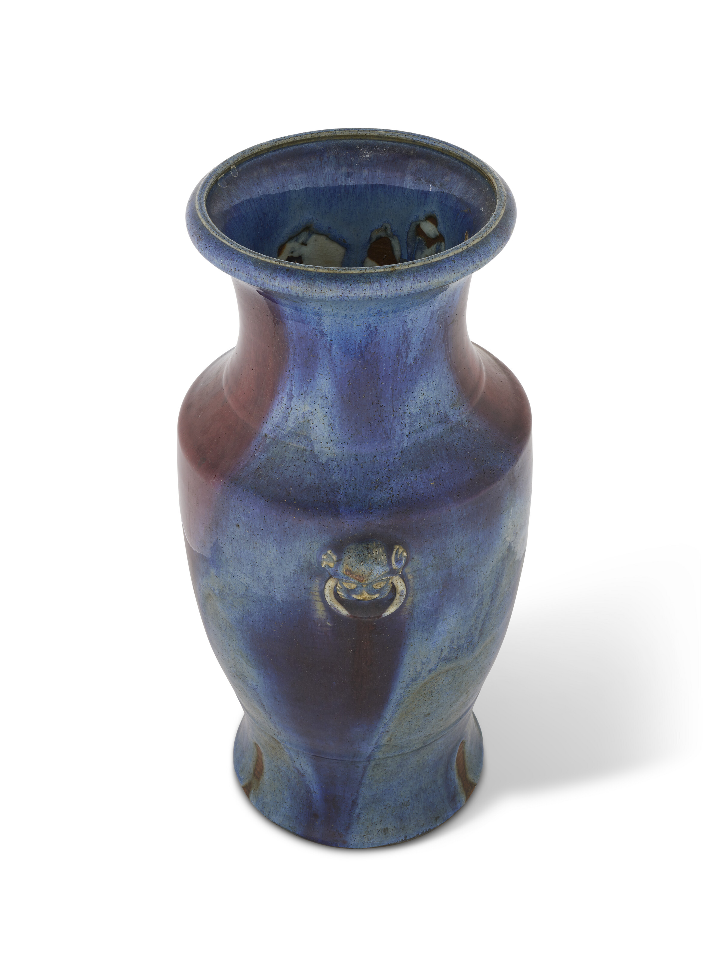 VASE BALUSTRE EN PORCELAINE FLAMBÉE image 4