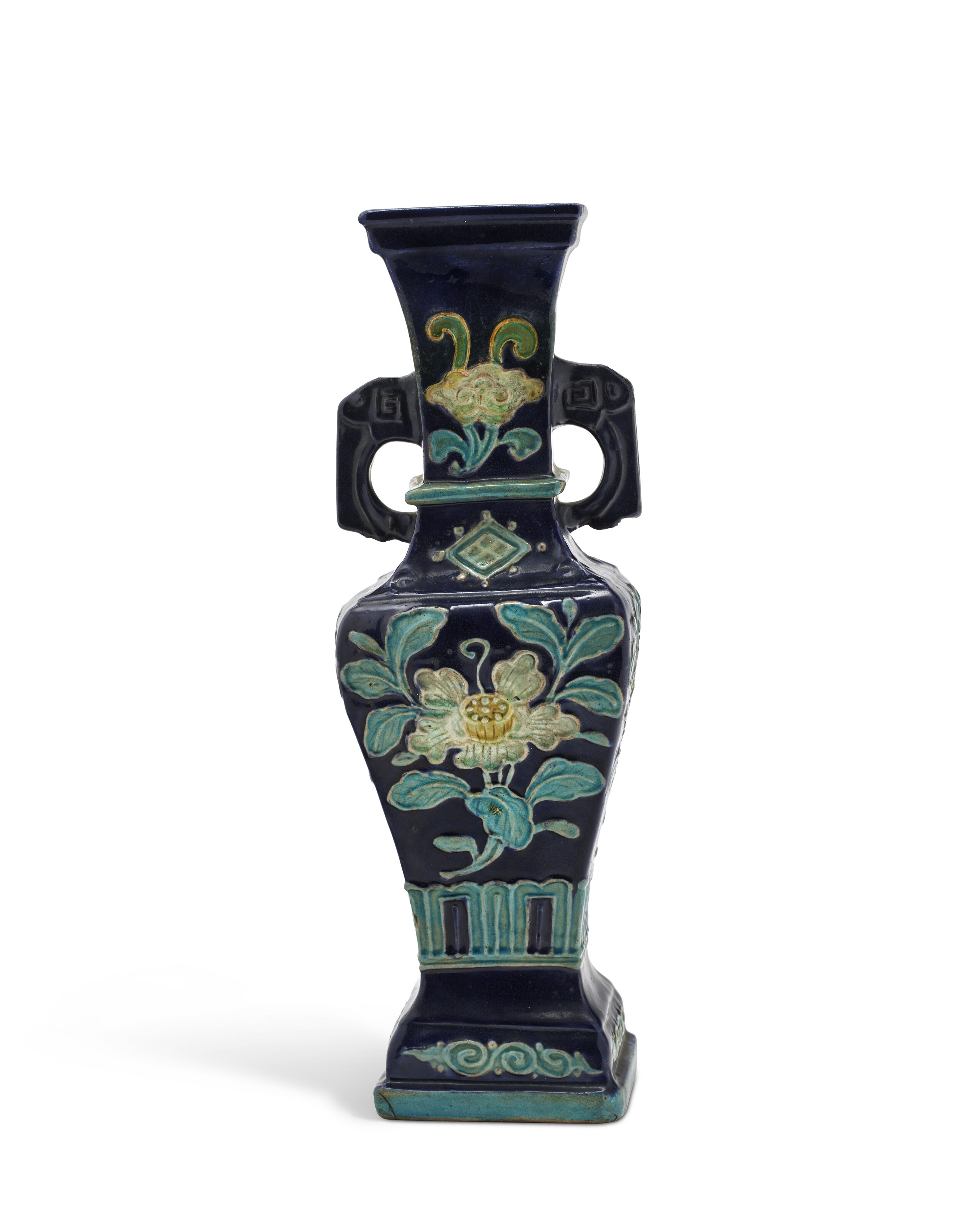 VASE EN GRÈS ÉMAILLÉ FAHUA