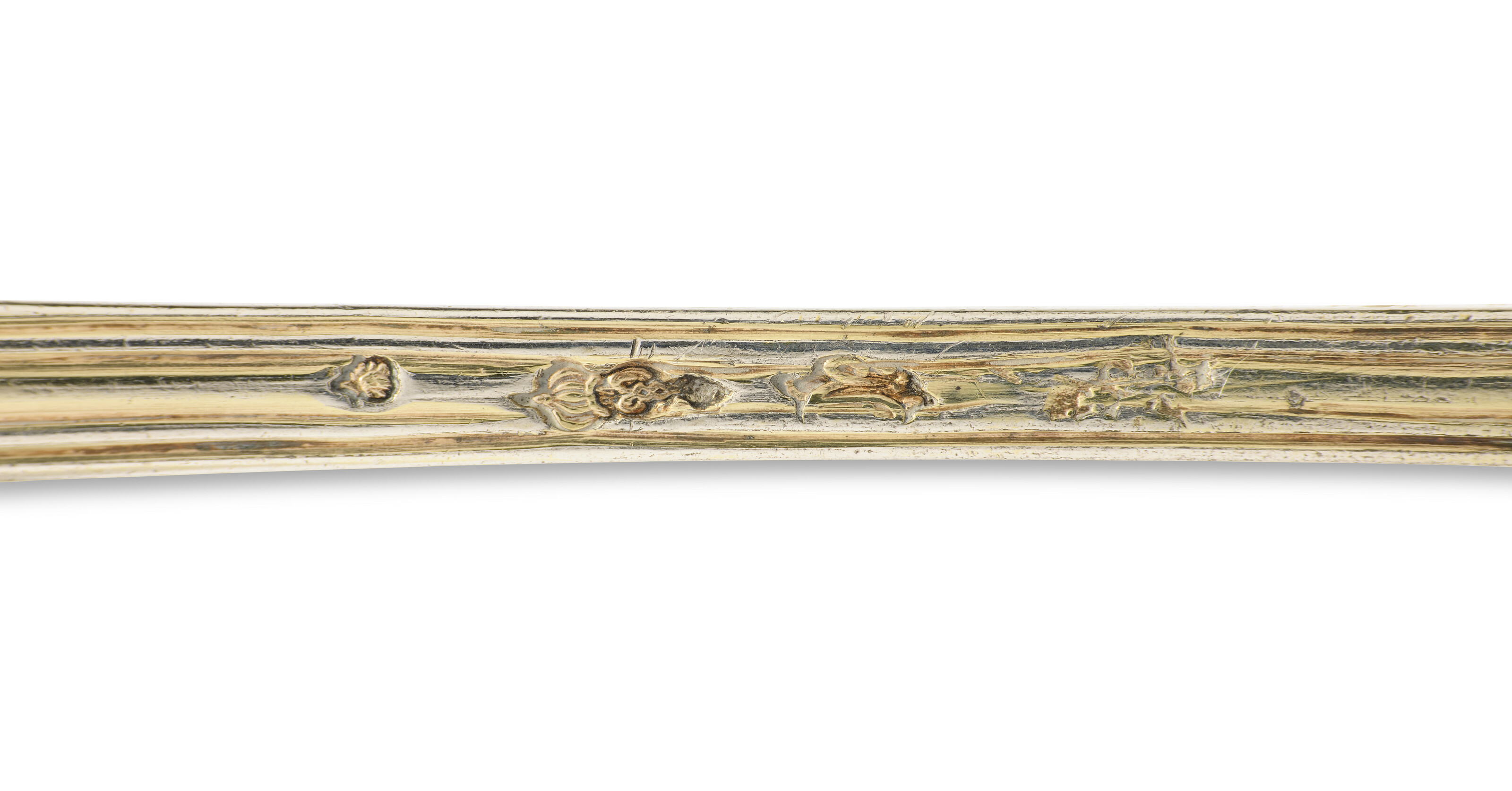 DEUX SALIÈRES DOUBLE EN ARGENT ET VERMEIL D'ÉPOQUE LOUIS XV image 4