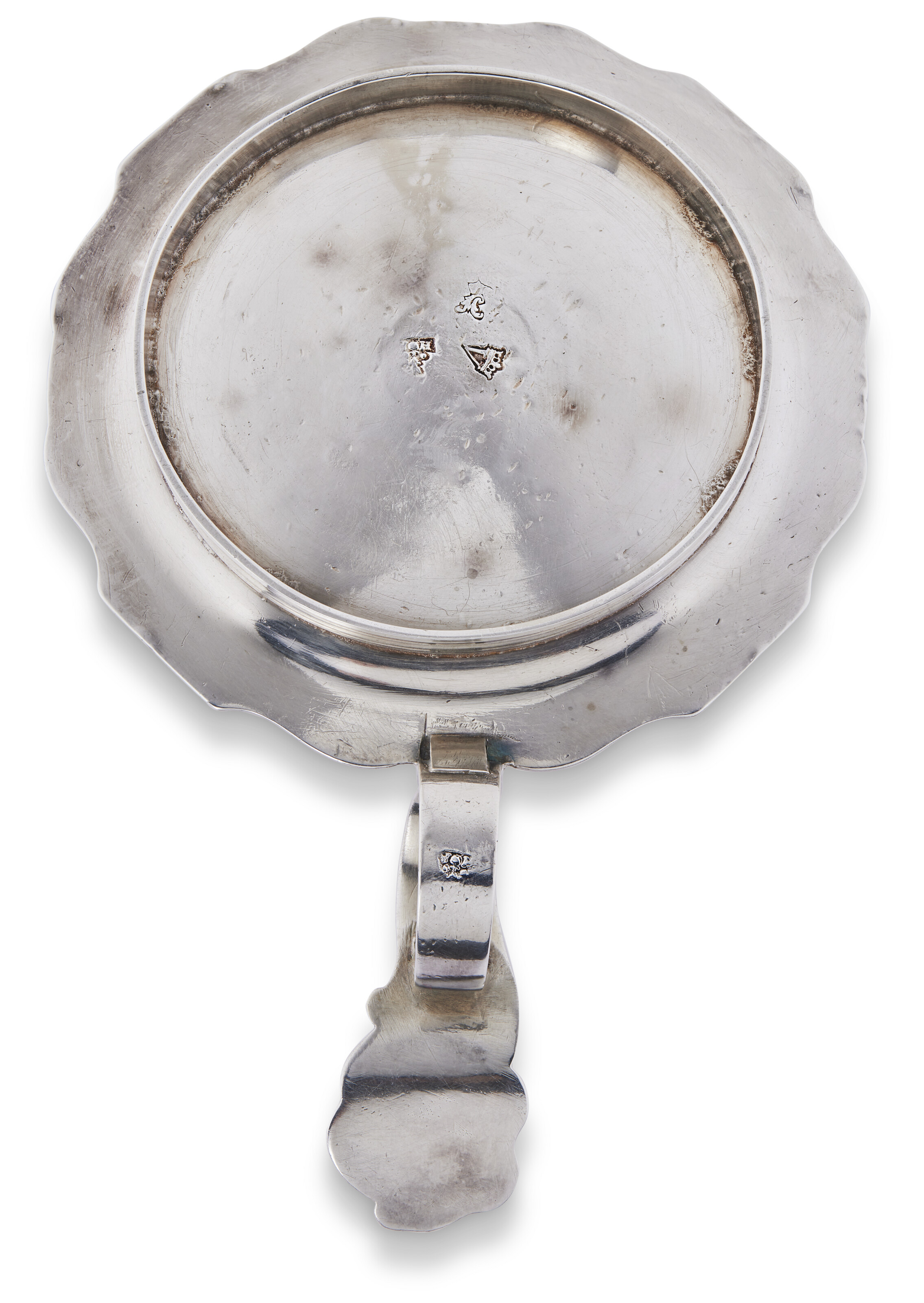 BOUGEOIR À MAIN EN ARGENT D'ÉPOQUE LOUIS XV image 3