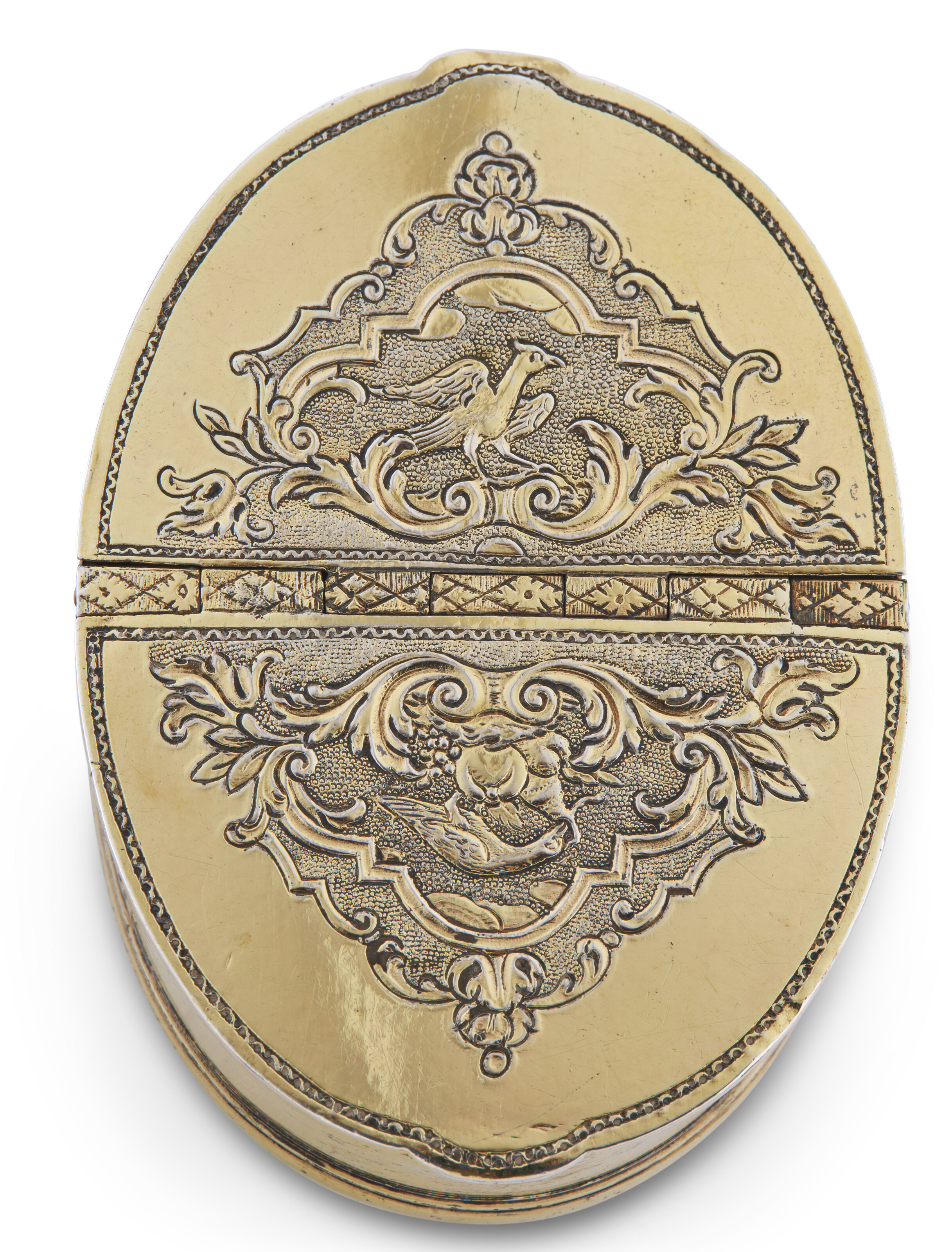PETITE BOÎTE À ÉPICES EN VERMEIL D'ÉPOQUE LOUIS XV image 2