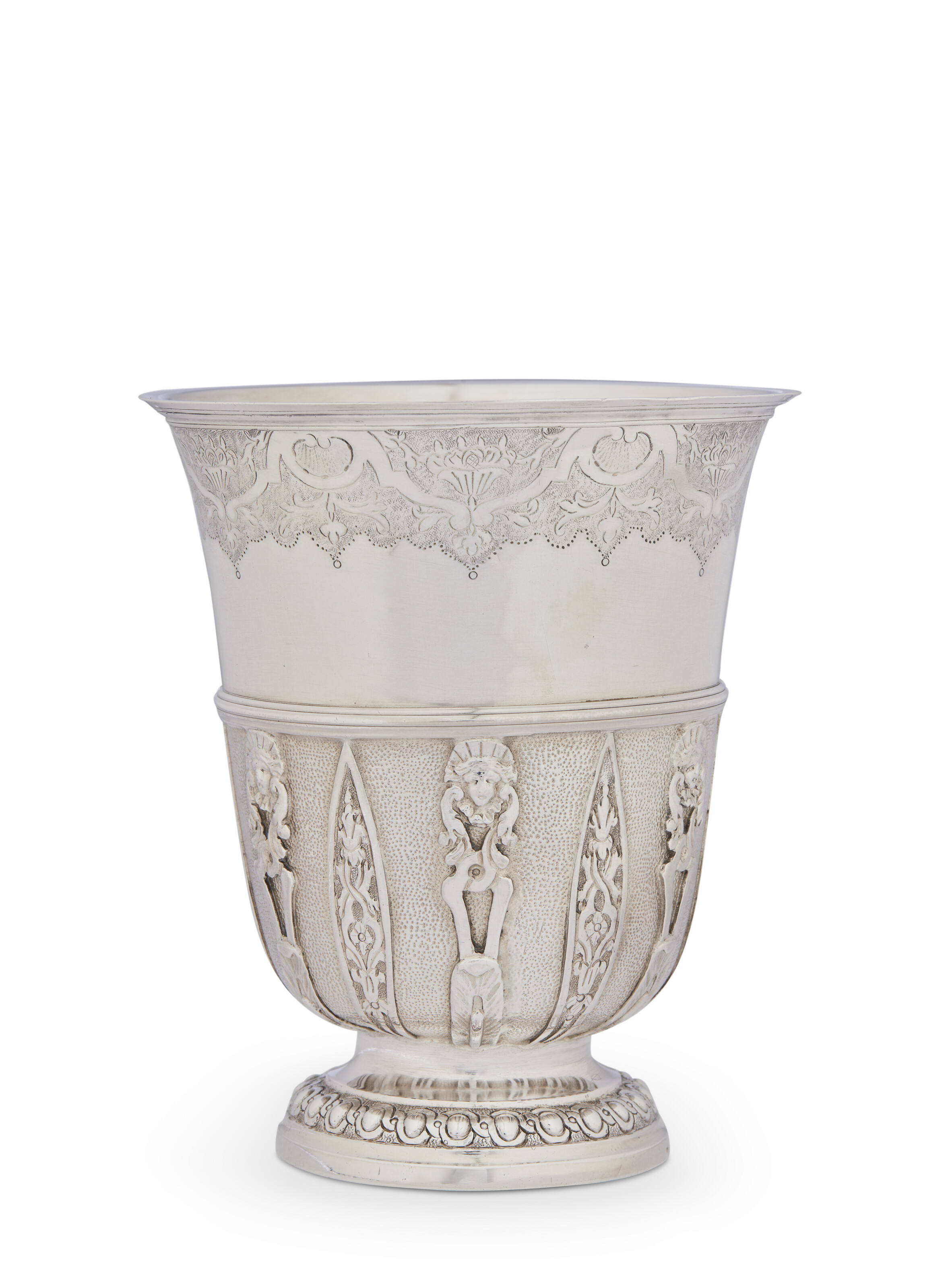 TIMBALE EN ARGENT D'ÉPOQUE LOUIS XV