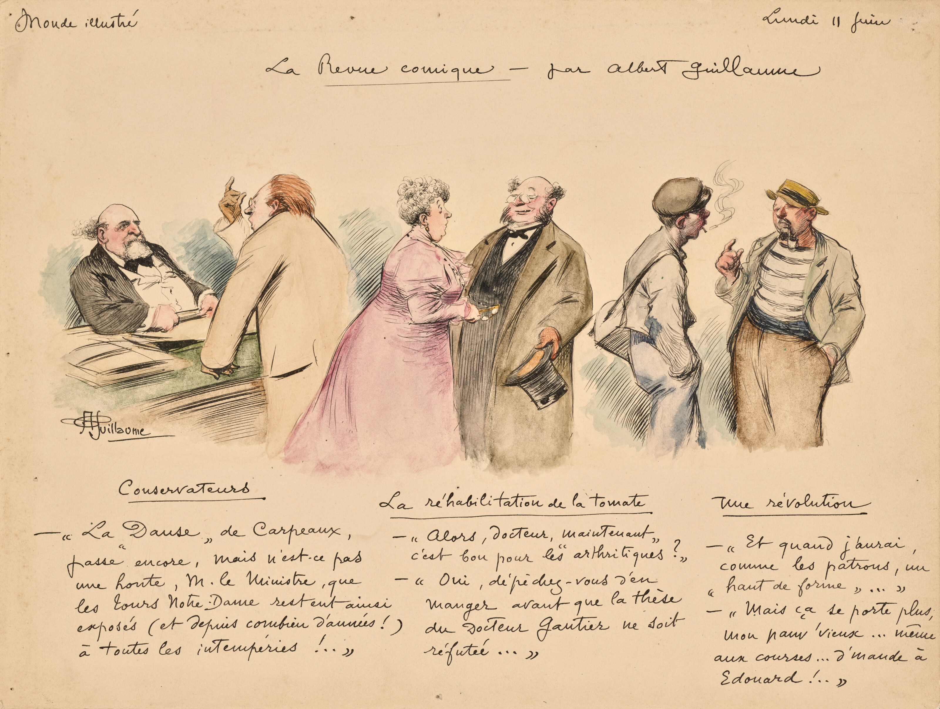 ALBERT GUILLAUME (Paris 1873-1942 FAUX EN PÉRIGORD) image 9