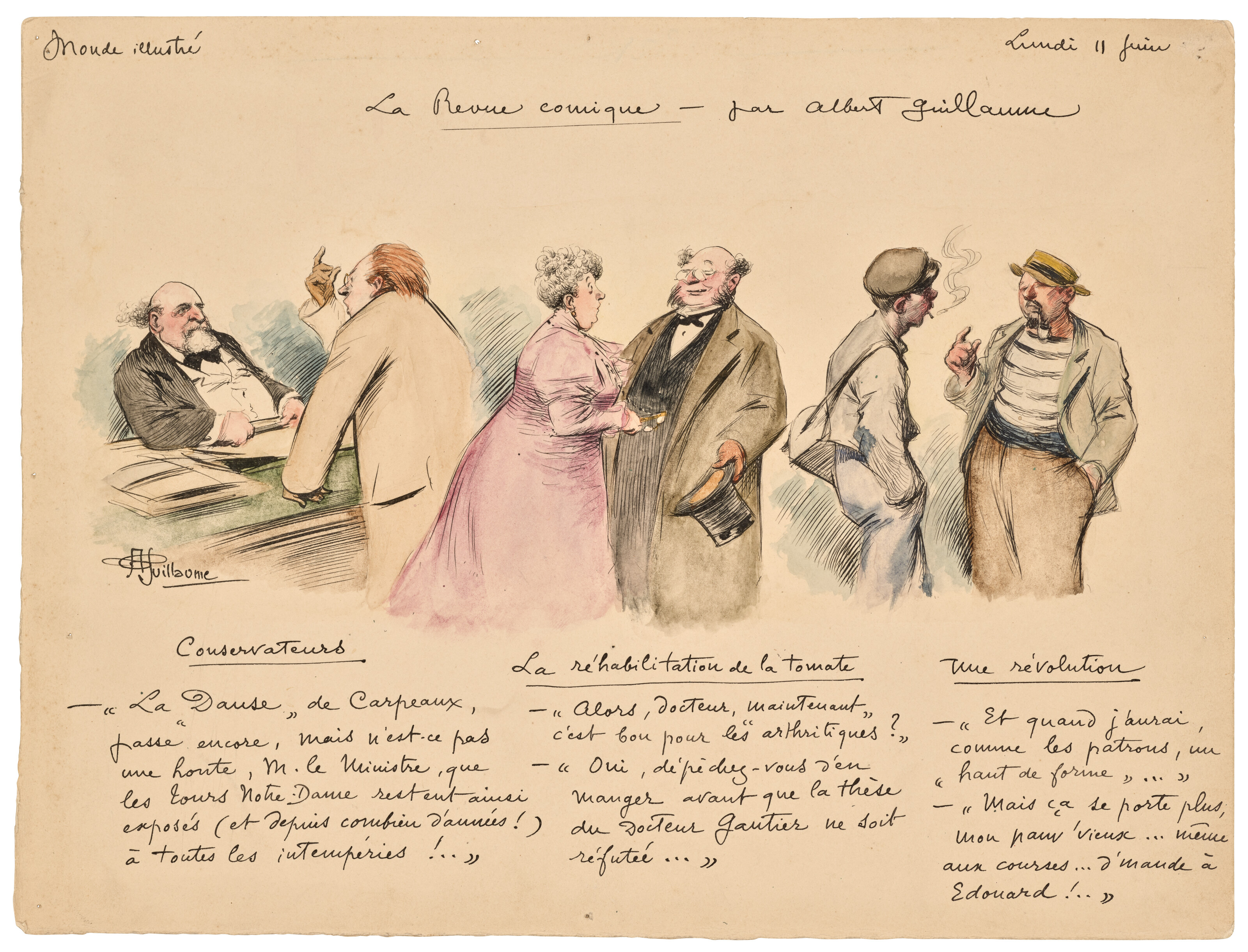 ALBERT GUILLAUME (Paris 1873-1942 FAUX EN PÉRIGORD) image 10