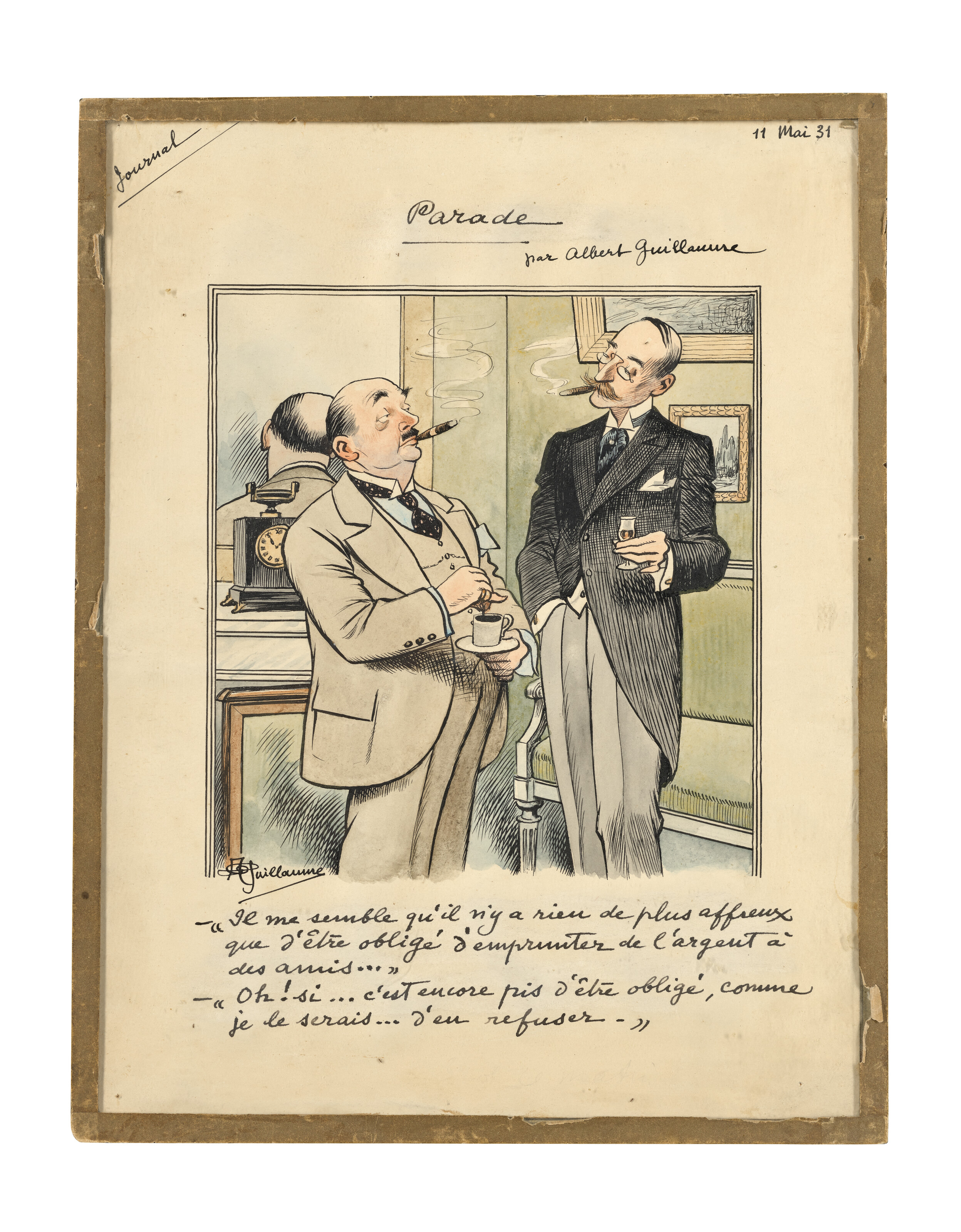 ALBERT GUILLAUME (PARIS 1873-1942 FAUX-EN-PéRIGORD) image 2