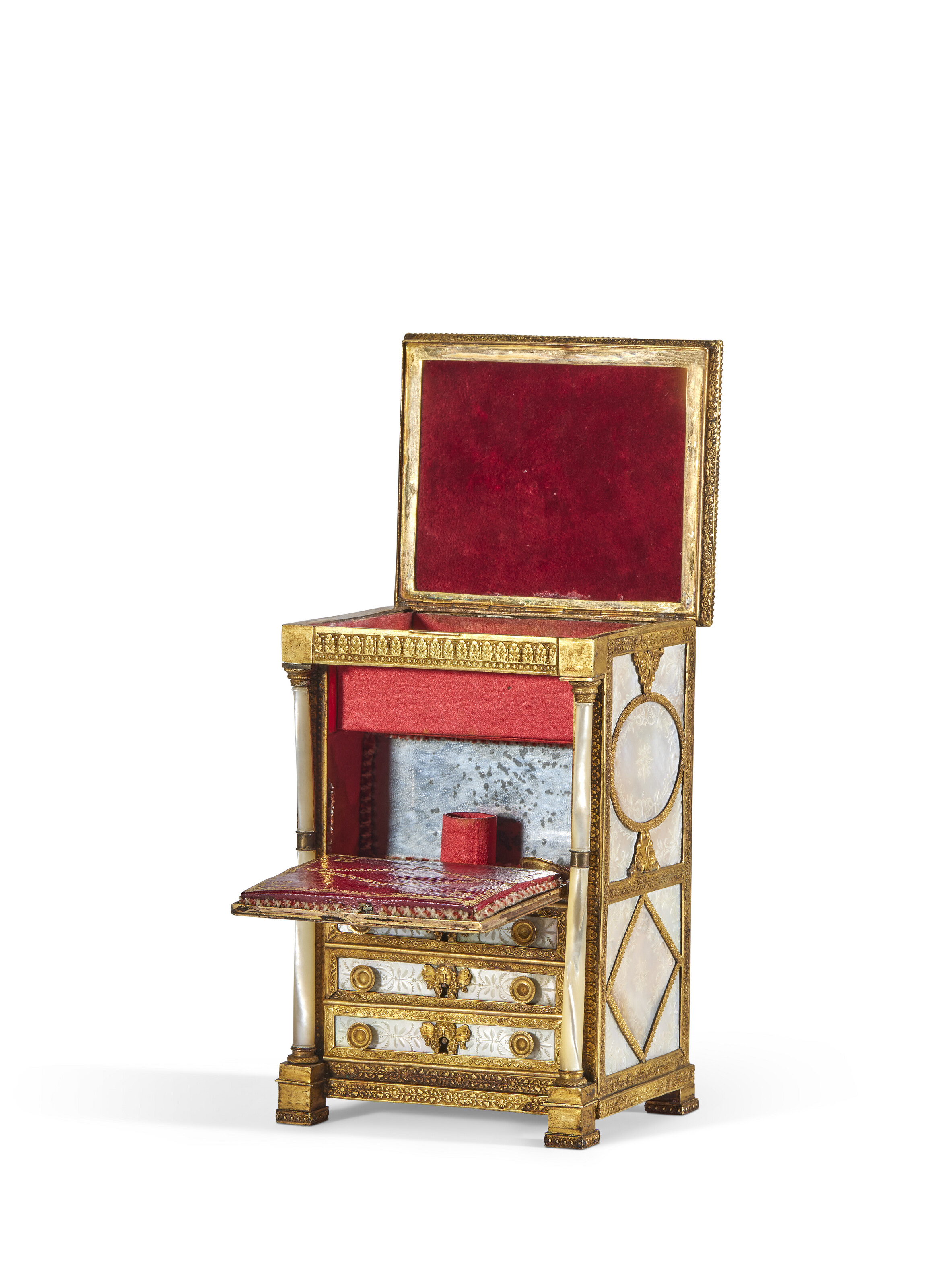 SECRÉTAIRE MINIATURE D'ÉPOQUE CHARLES X image 2