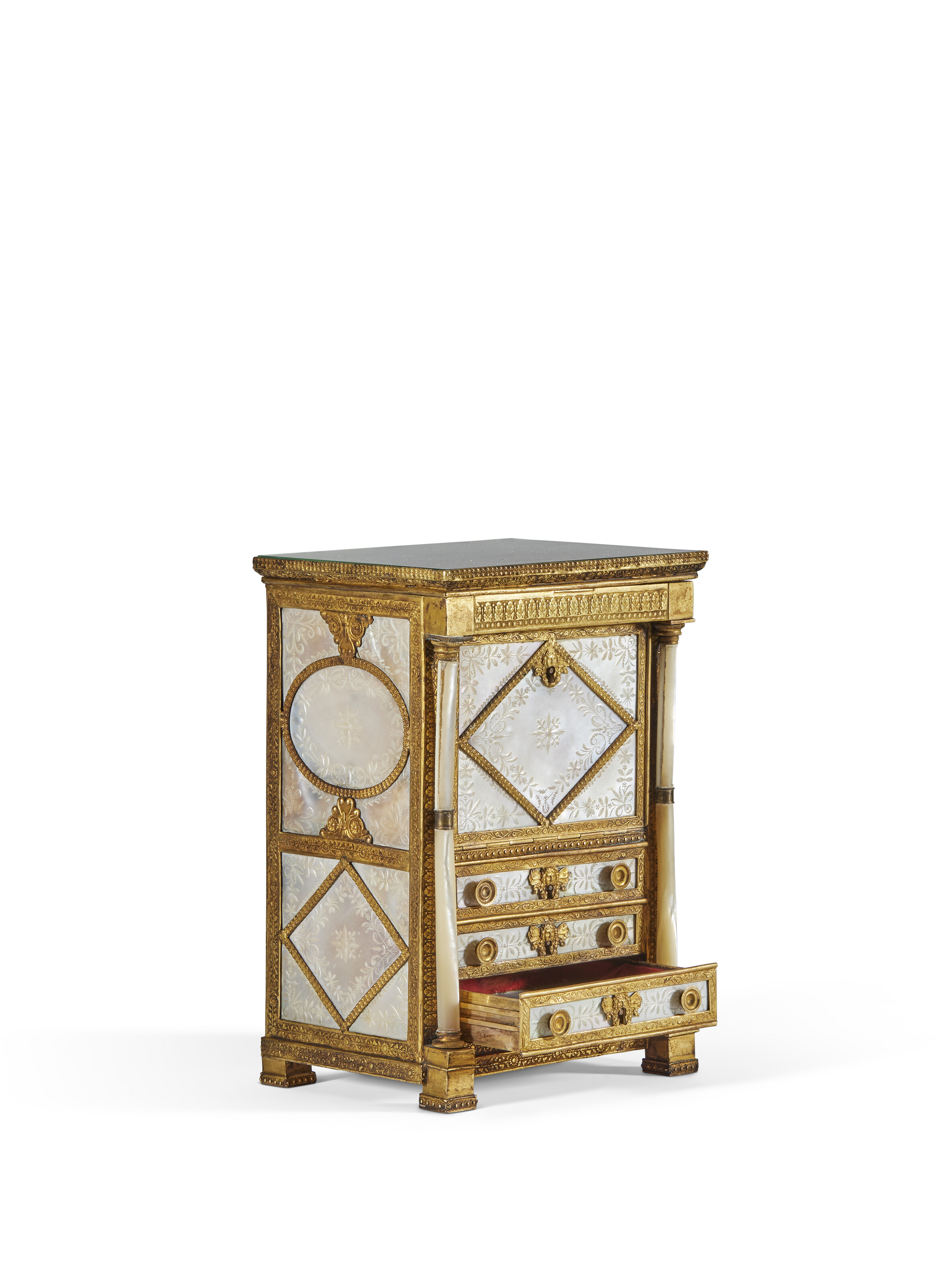 SECRÉTAIRE MINIATURE D'ÉPOQUE CHARLES X image 3