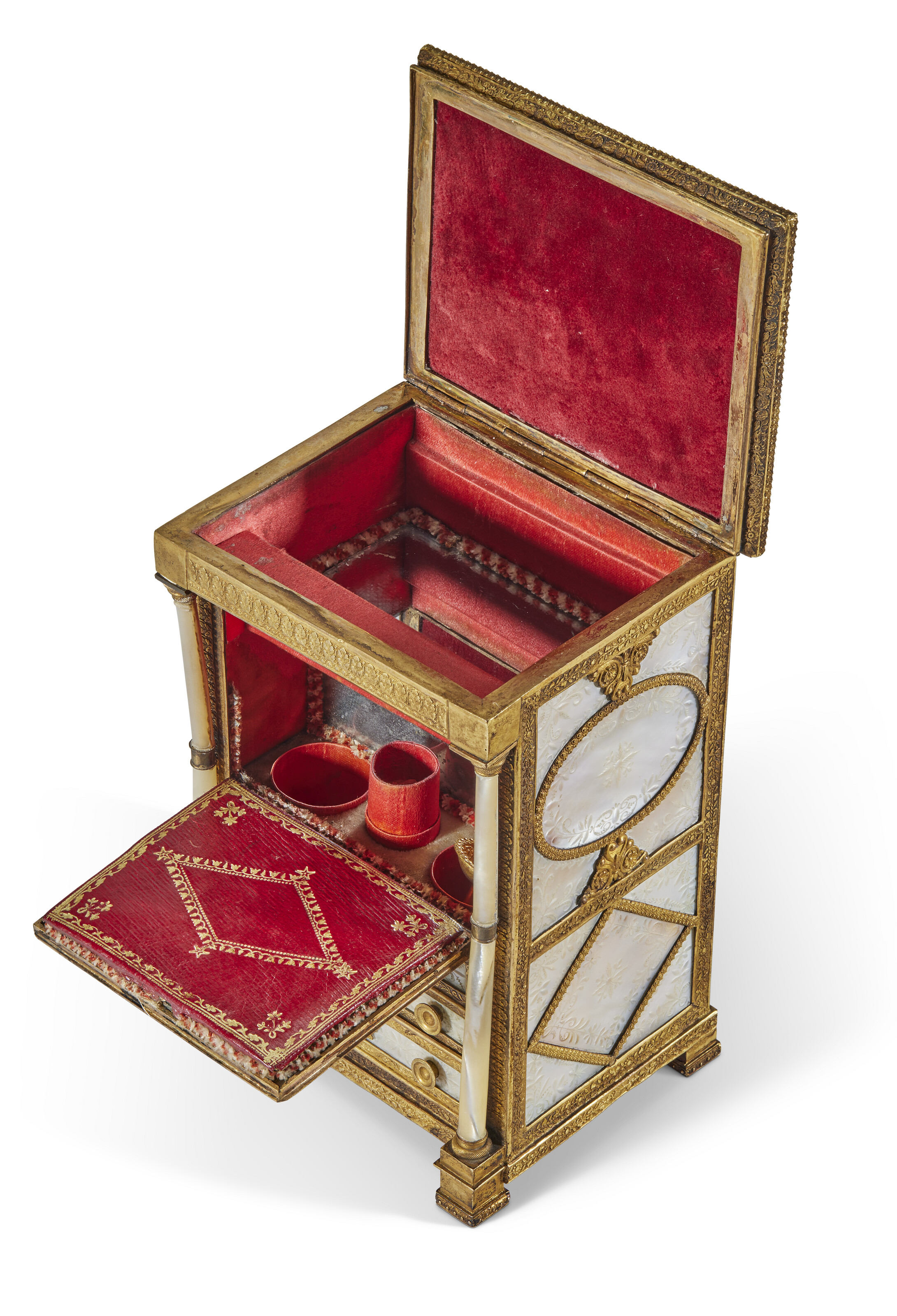 SECRÉTAIRE MINIATURE D'ÉPOQUE CHARLES X image 4