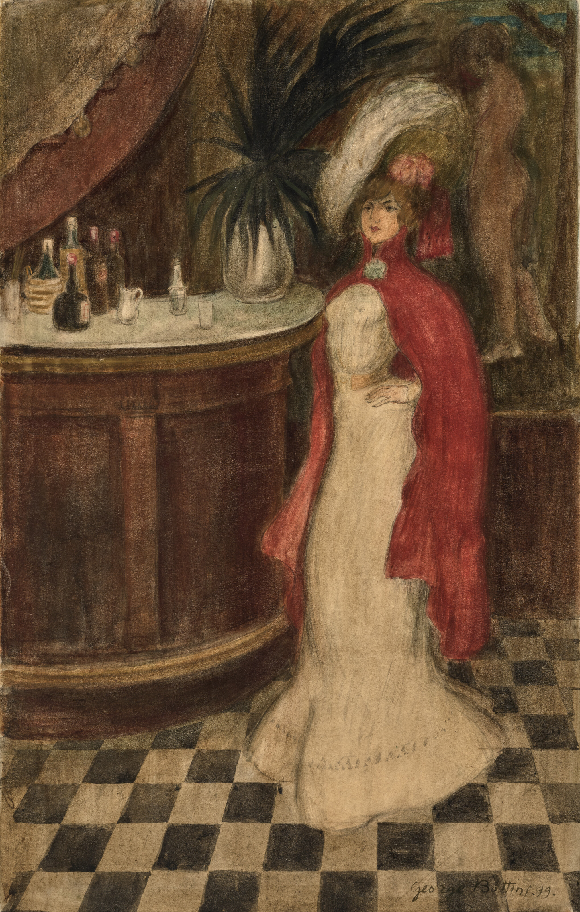 GEORGES ALFRED BOTTINI (PARIS 1874-1907 VILLEJUIF) image 5