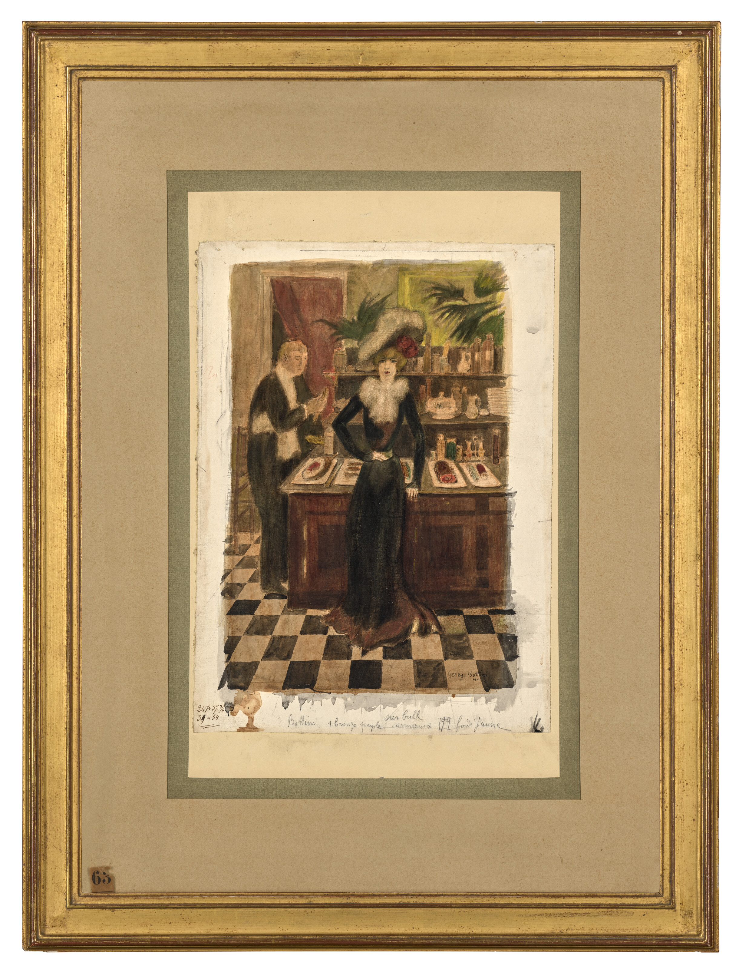 GEORGES ALFRED BOTTINI (PARIS 1874-1907 VILLEJUIF) image 6