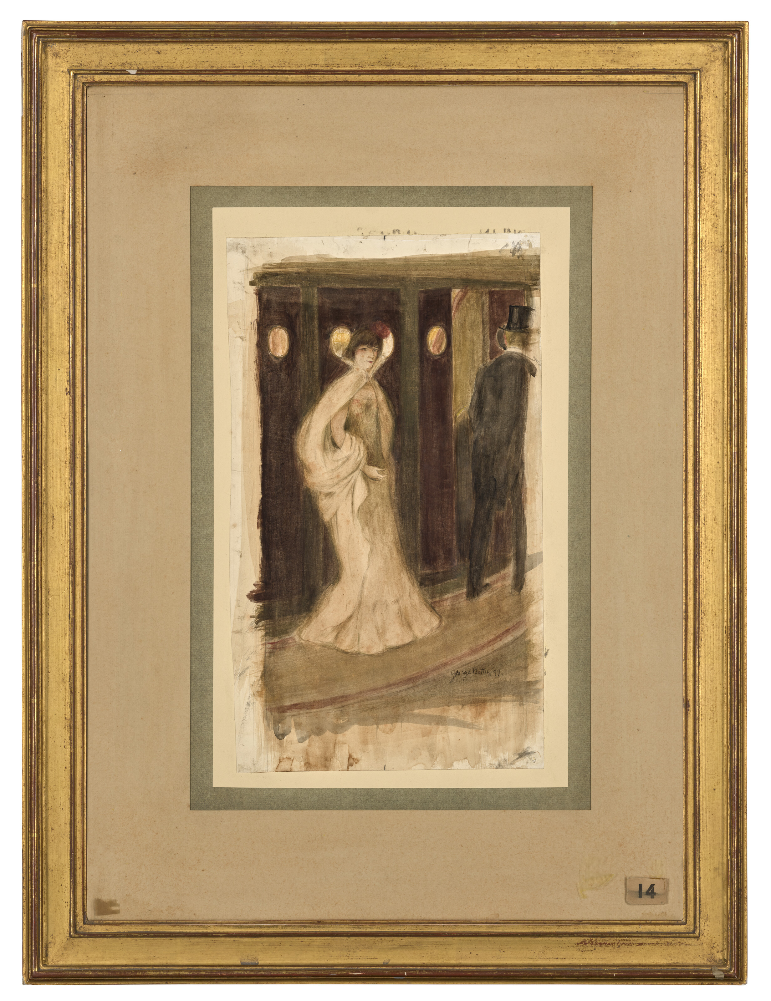 GEORGES ALFRED BOTTINI (PARIS 1874-1907 VILLEJUIF) image 8