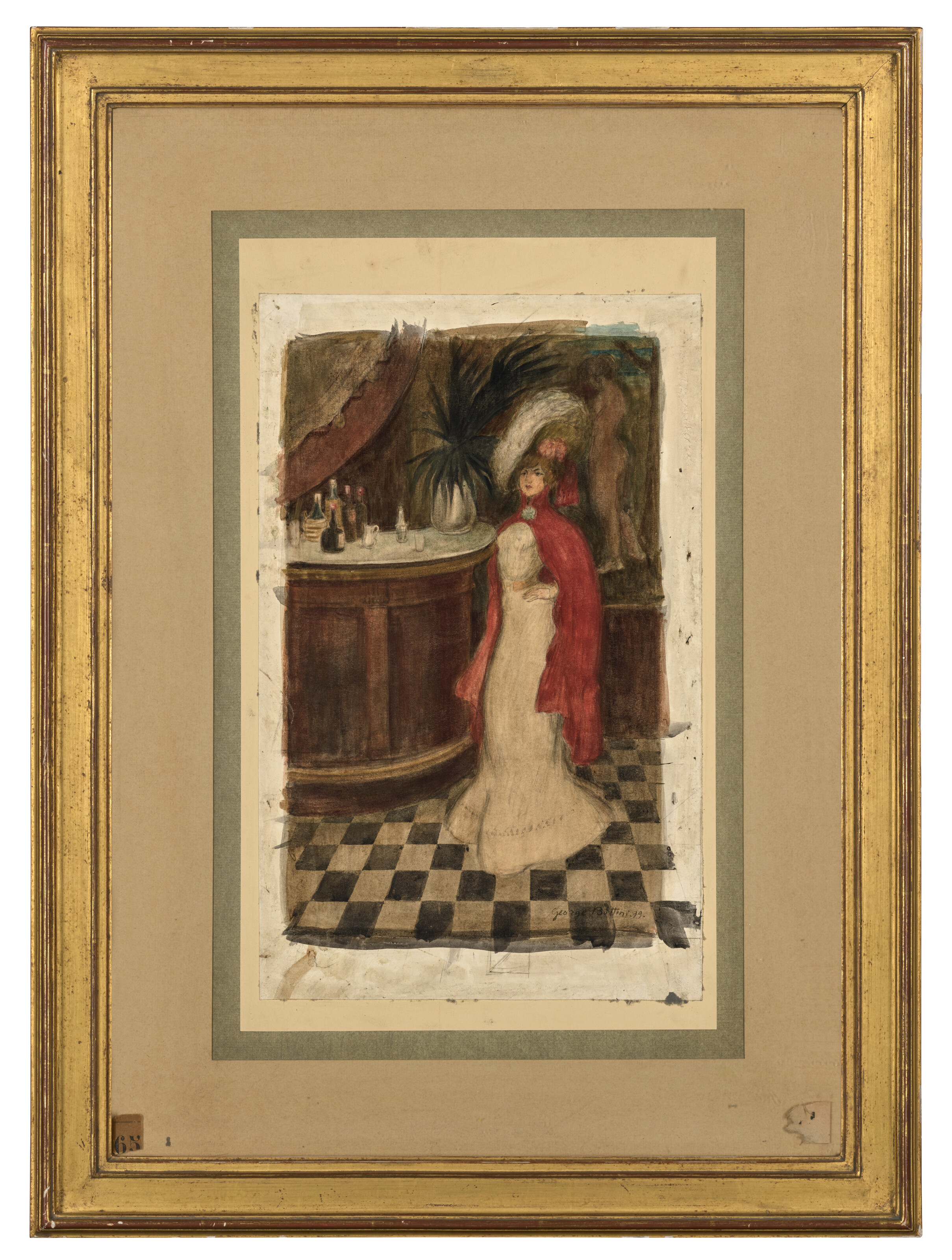 GEORGES ALFRED BOTTINI (PARIS 1874-1907 VILLEJUIF) image 9