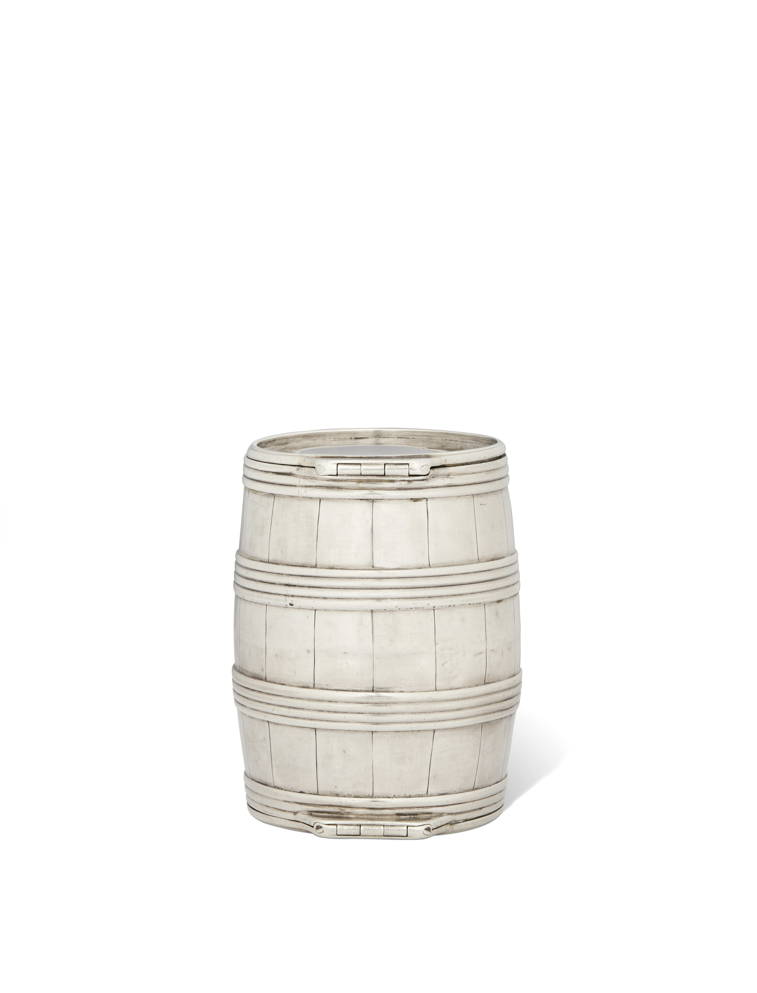 BOÎTE À ÉPICES OU TABATIÈRE DOUBLE EN ARGENT D'ÉPOQUE LOUIS XV image 2