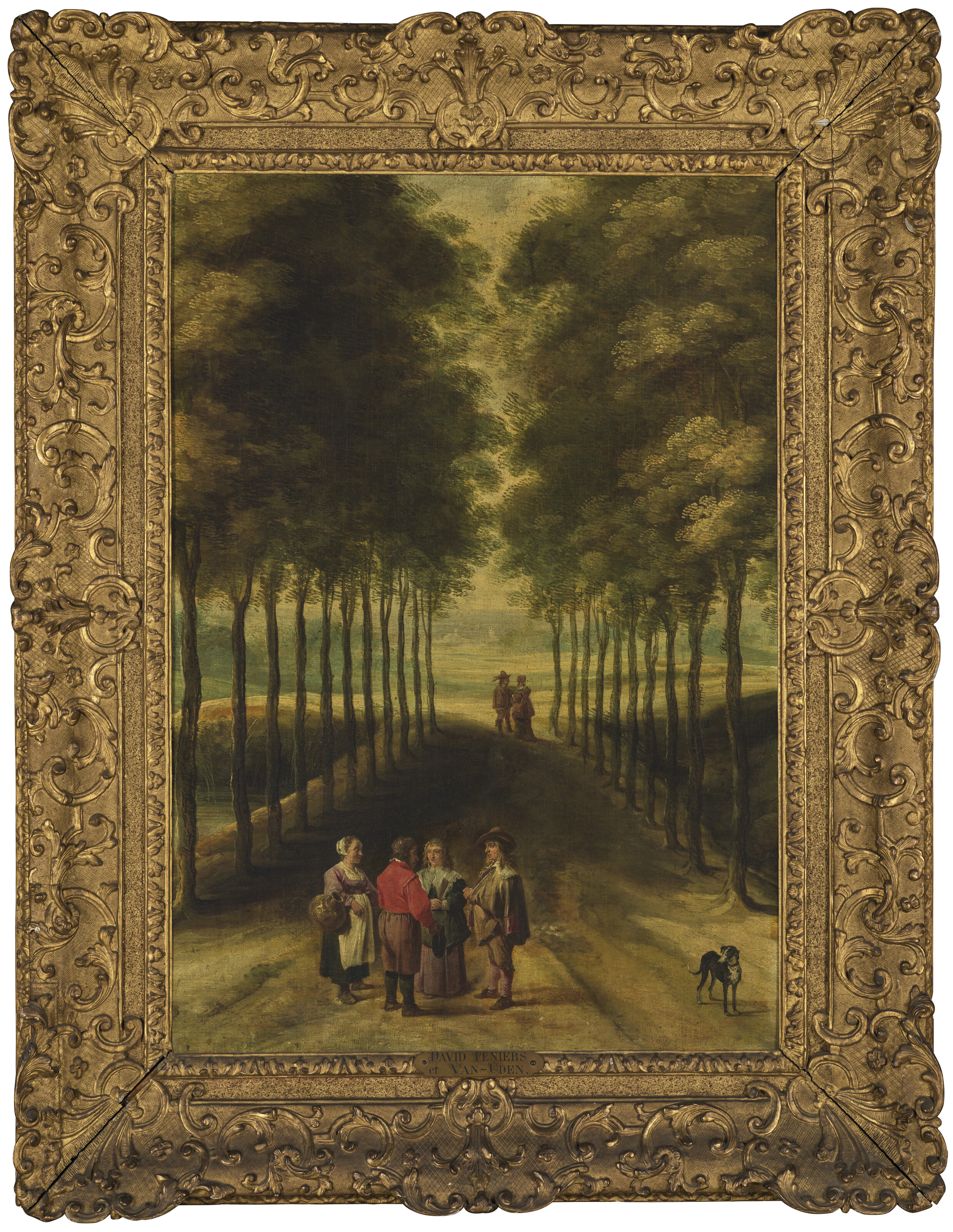 ATTRIBUÉ À DAVID TENIERS LE JEUNE (ANVERS 1610-1690 BRUXELLES) ET LUCAS VAN UDEN (ANVERS 1595-1672) image 2