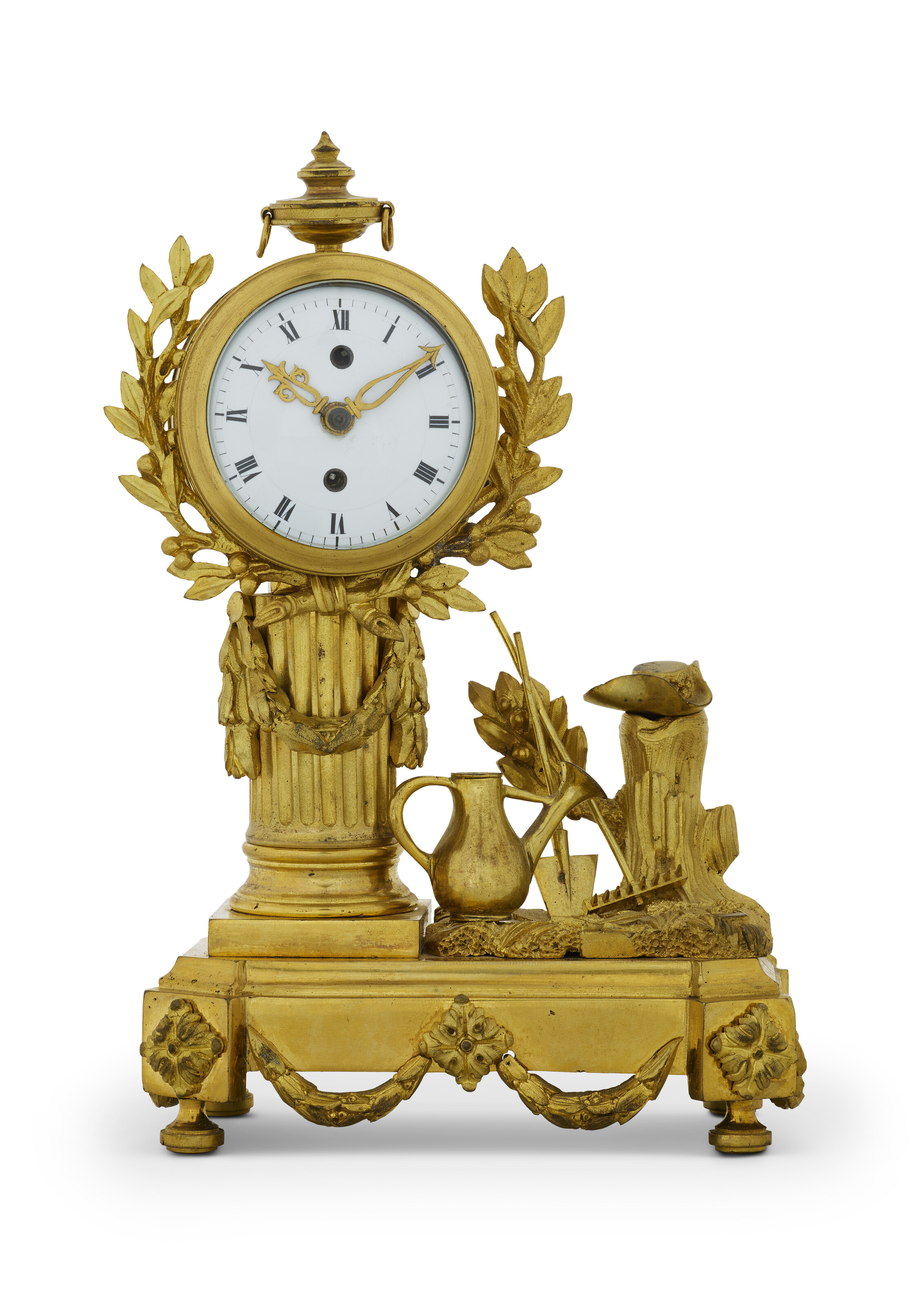 PENDULE DITE 'AU JARDINIER' D'ÉPOQUE LOUIS XVI