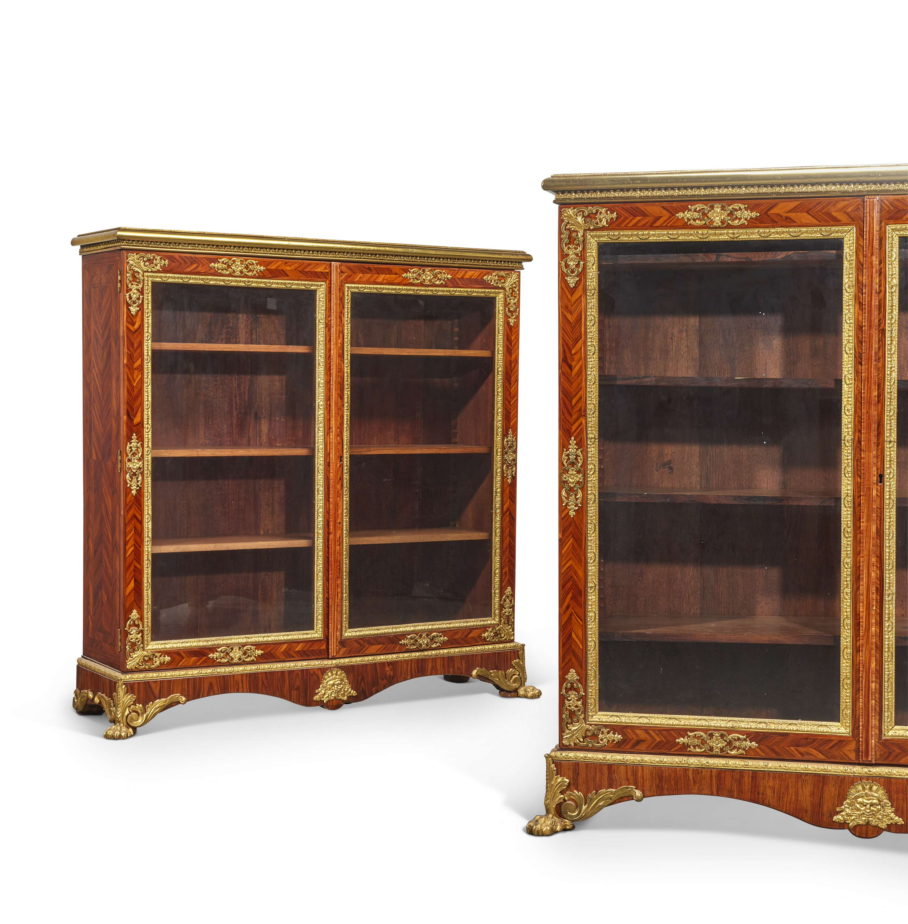 PAIRE DE BIBLIOTHÈQUES D'ÉPOQUE RÉGENCE image 3