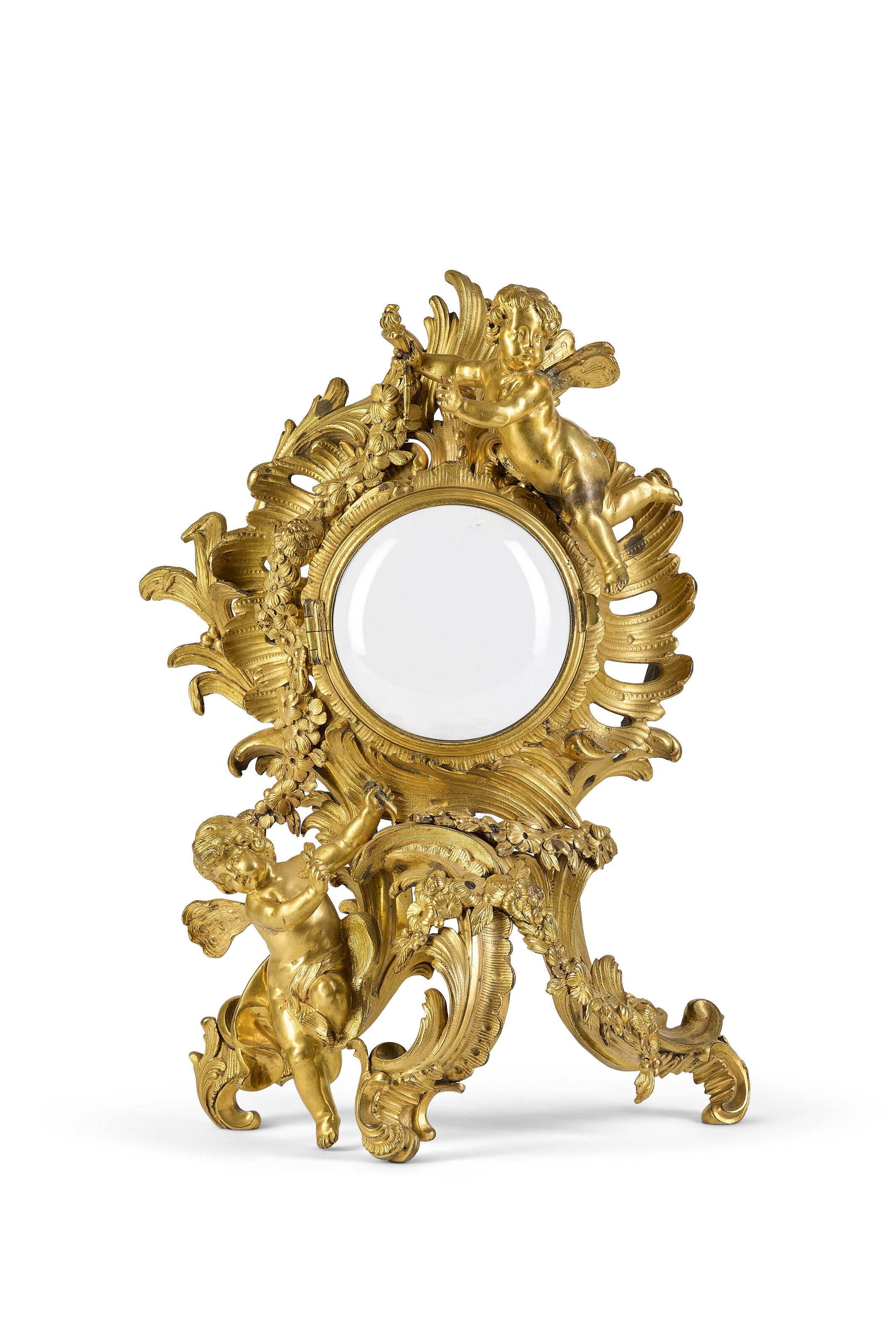 ÉLÉMENT DE PENDULE DU DÉBUT DE L'ÉPOQUE LOUIS XV