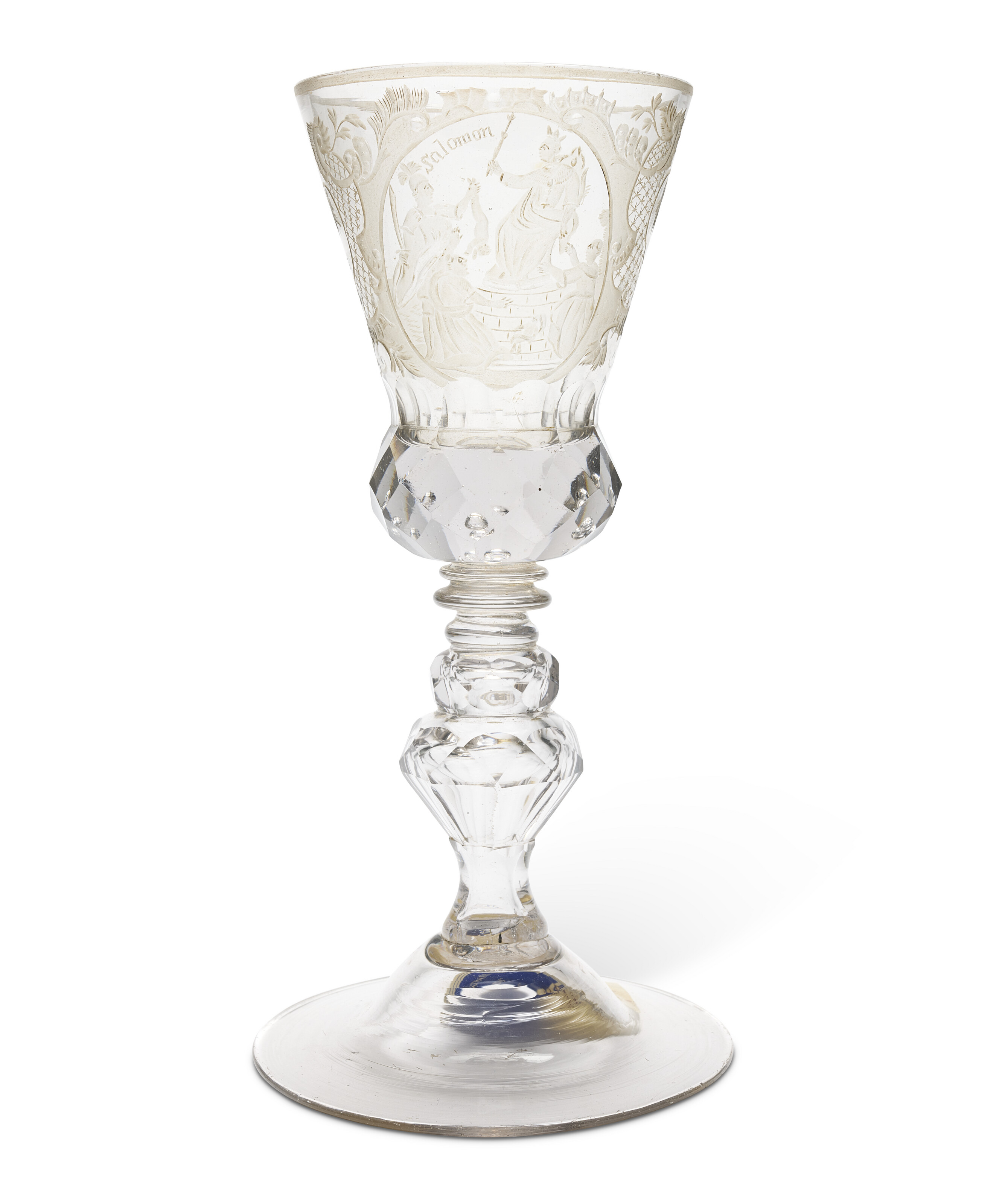 VERRE À VIN D’ÉPOQUE BAROQUE