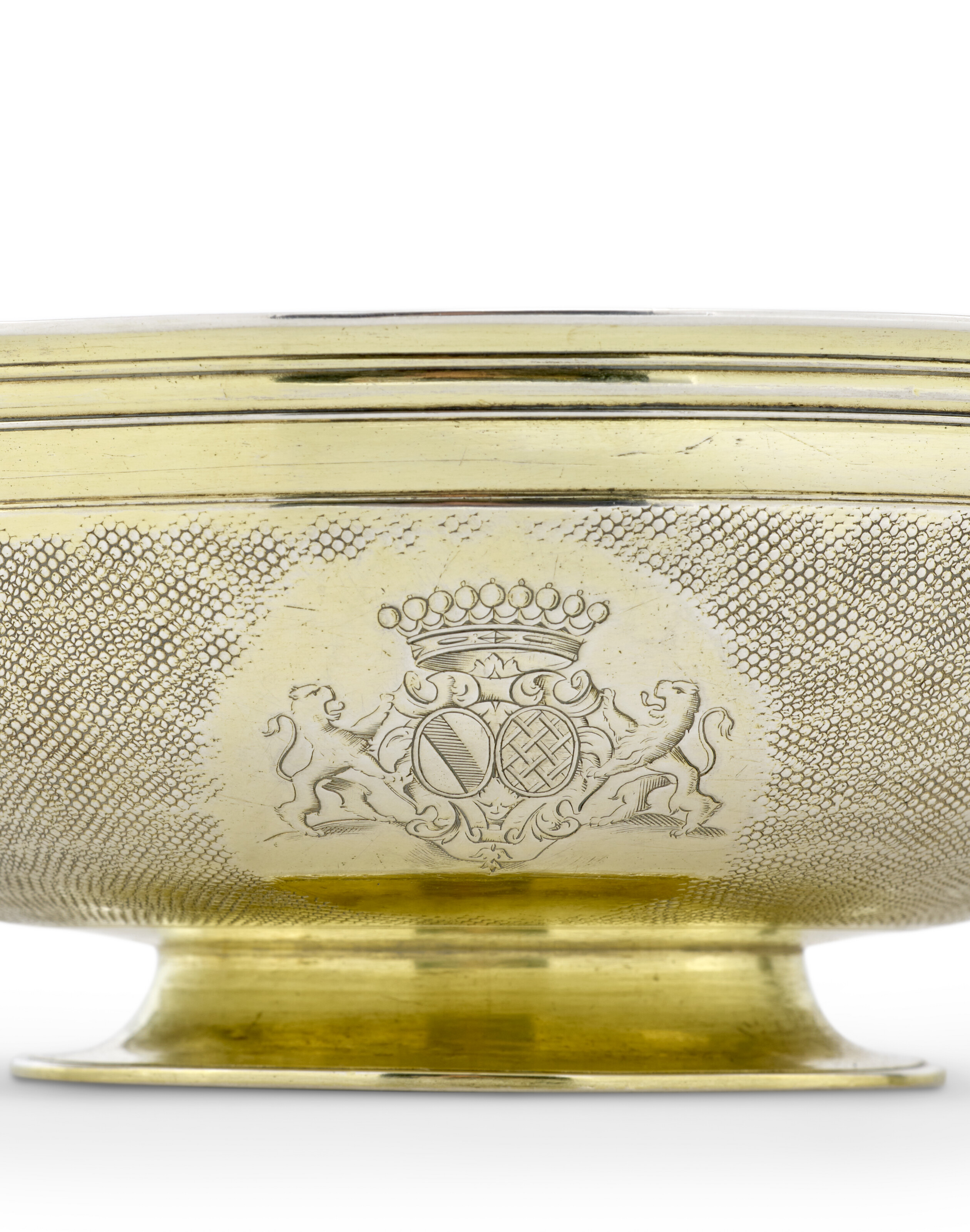 COUPE À DEUX ANSES EN VERMEIL D'ÉPOQUE LOUIS XIV image 2