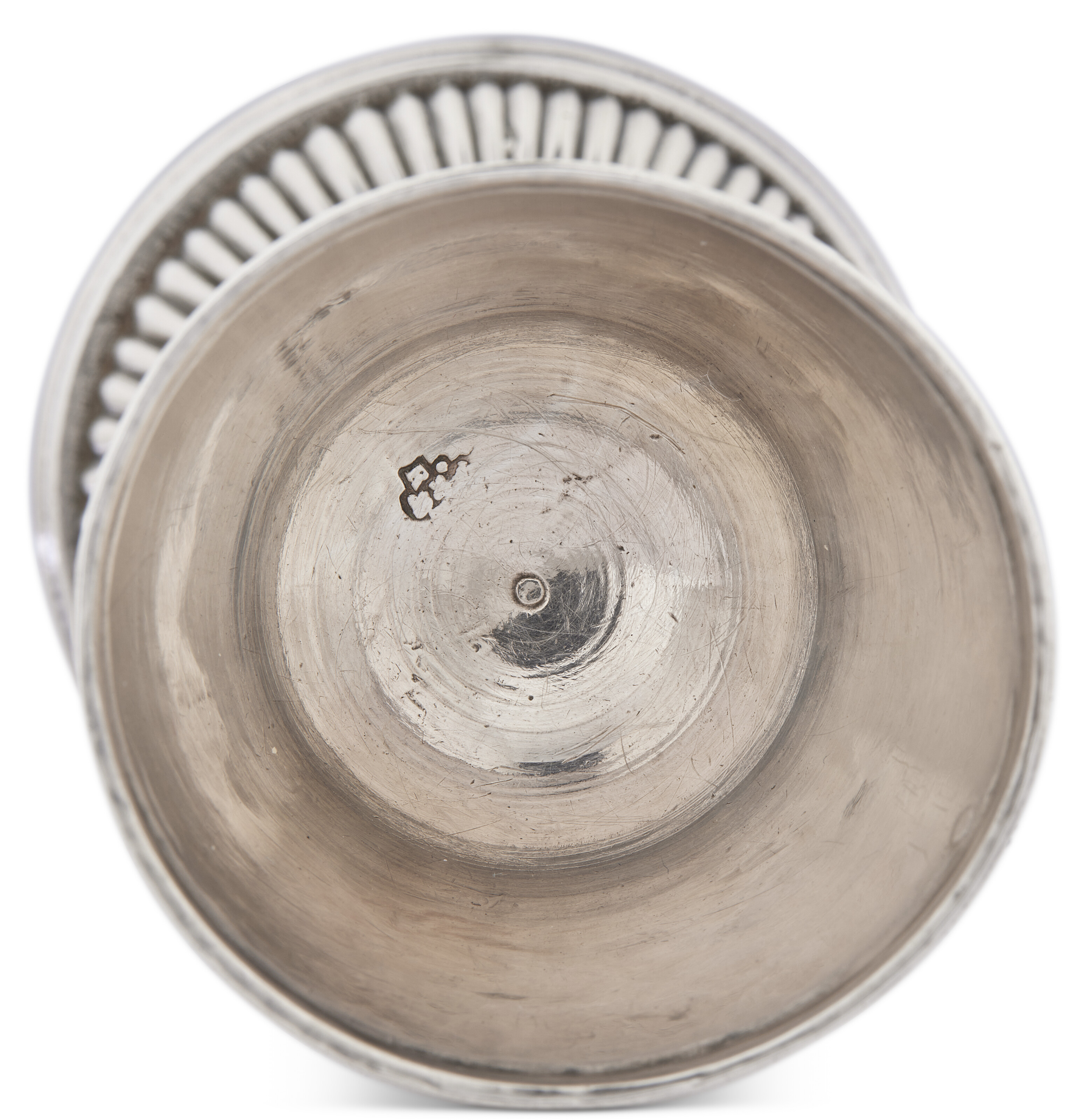 COQUETTIER EN ARGENT D'ÉPOQUE LOUIS XV image 3