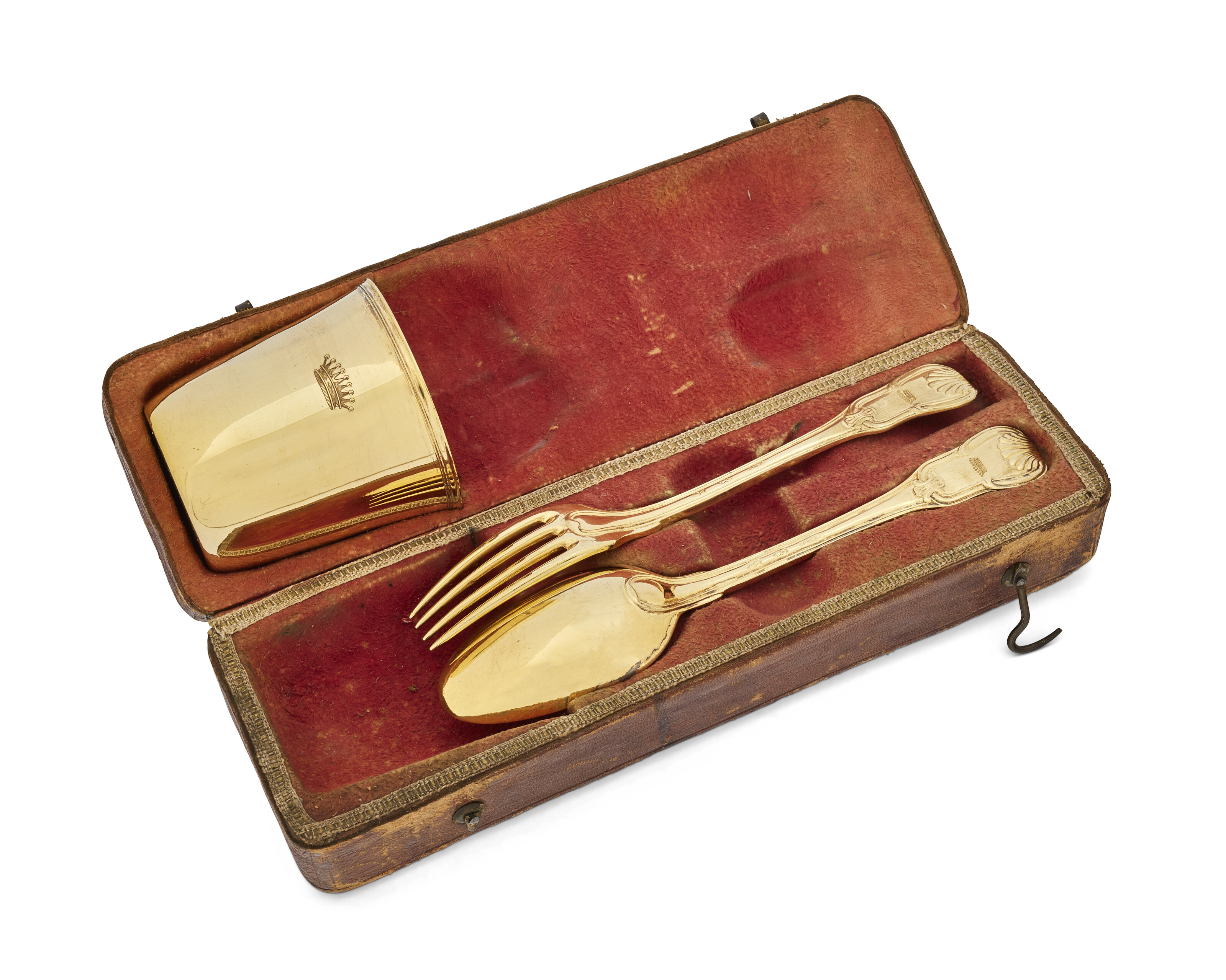 NÉCESSAIRE DE VOYAGE EN VERMEIL D'ÉPOQUE LOUIS XV image 2